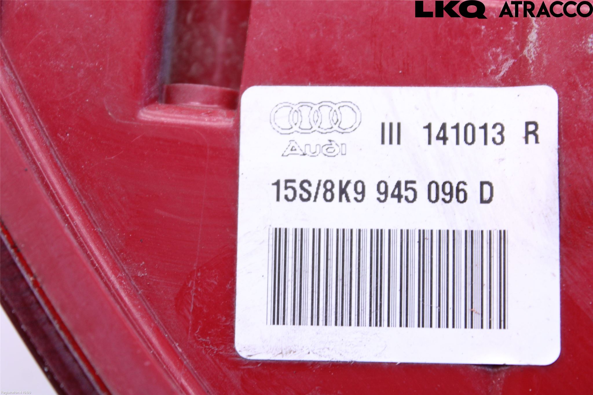 Audi A4 12-15 Baklykt Høyre