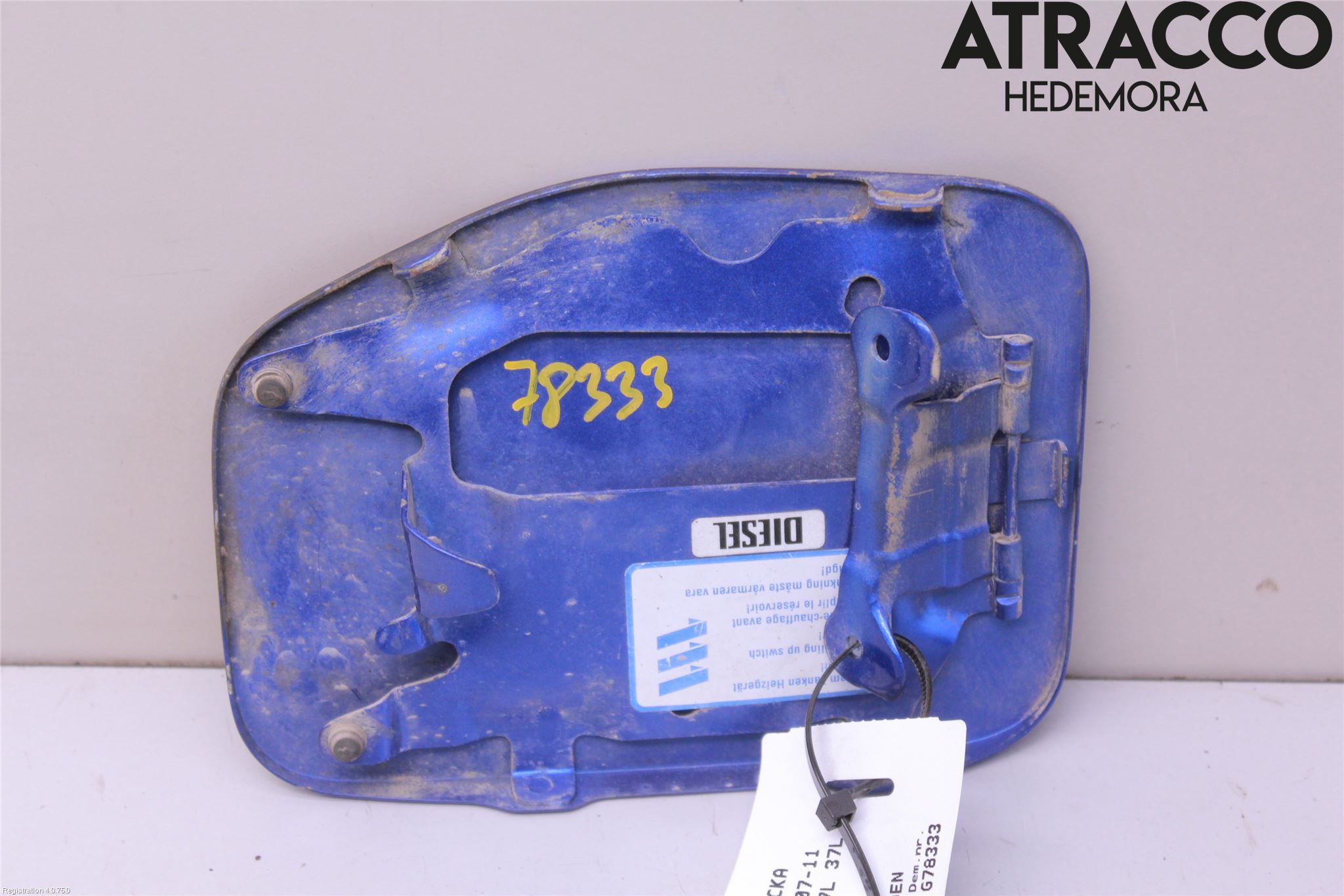 Ford RANGER EU/USA 07-11 Drivstoff Tankluke