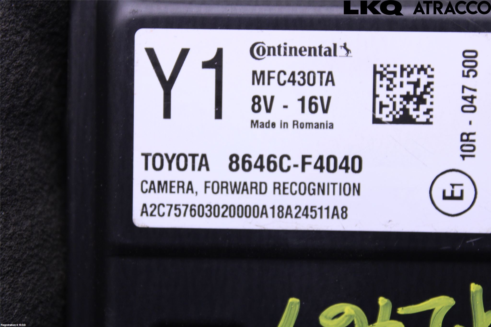Toyota C-HR 16-23 Sensor Kollisjonsbeskyttelse