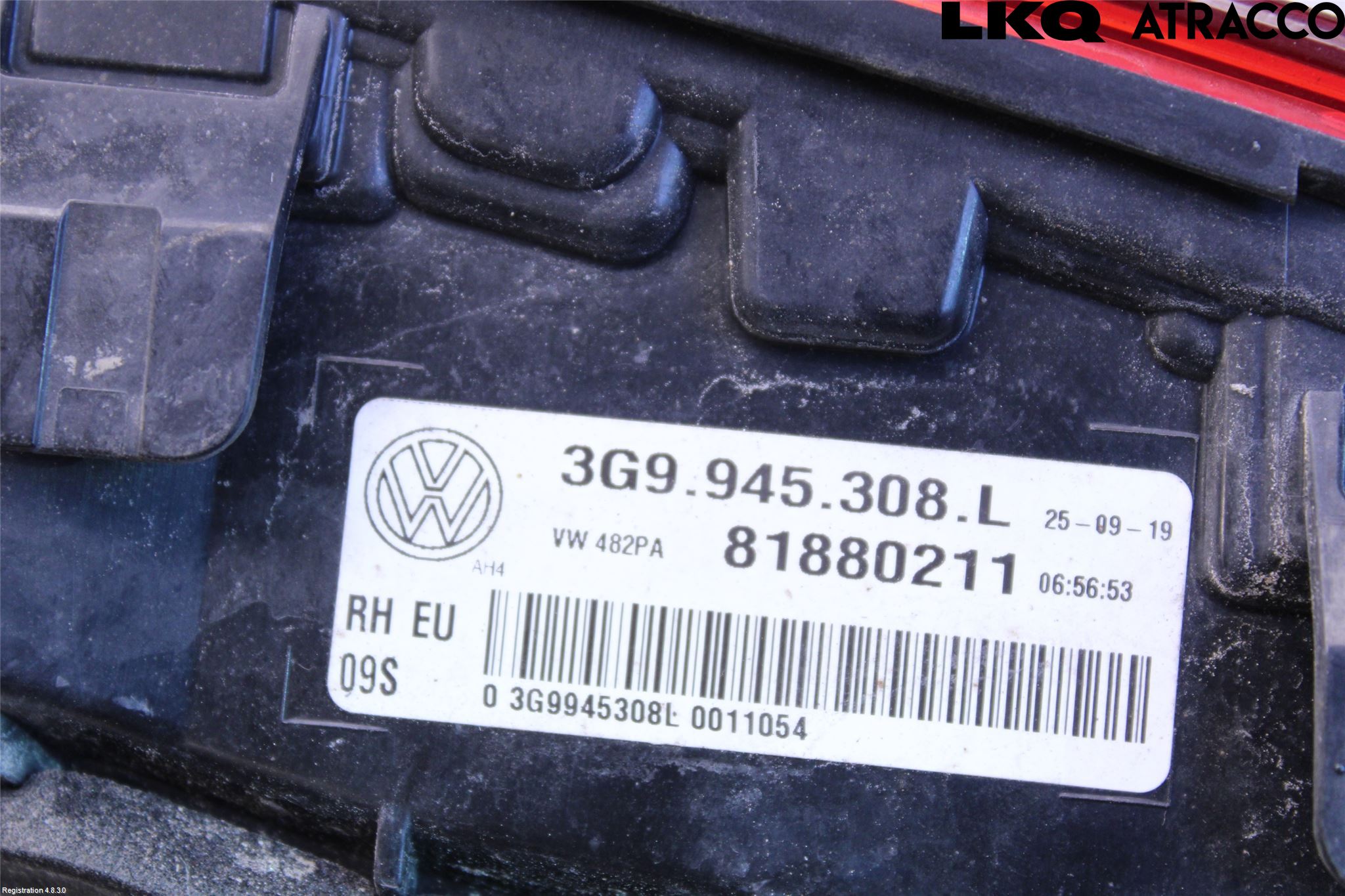 Volkswagen VW PASSAT 20-24 Baklykt Høyre  På Luke(Indre)