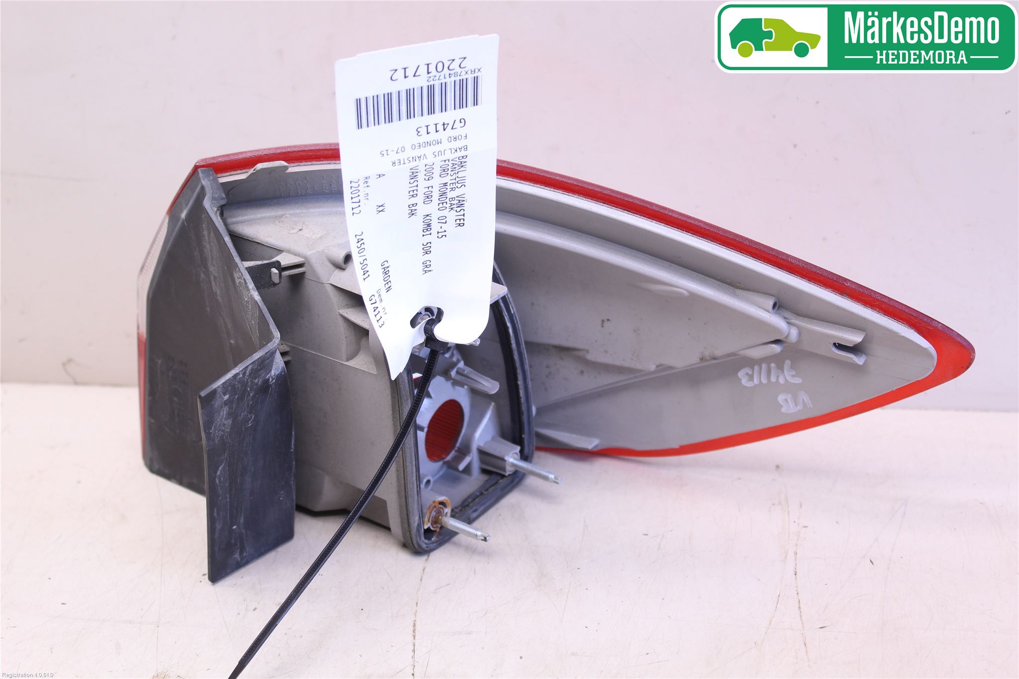 Ford MONDEO 07-15 Baklykt Venstre