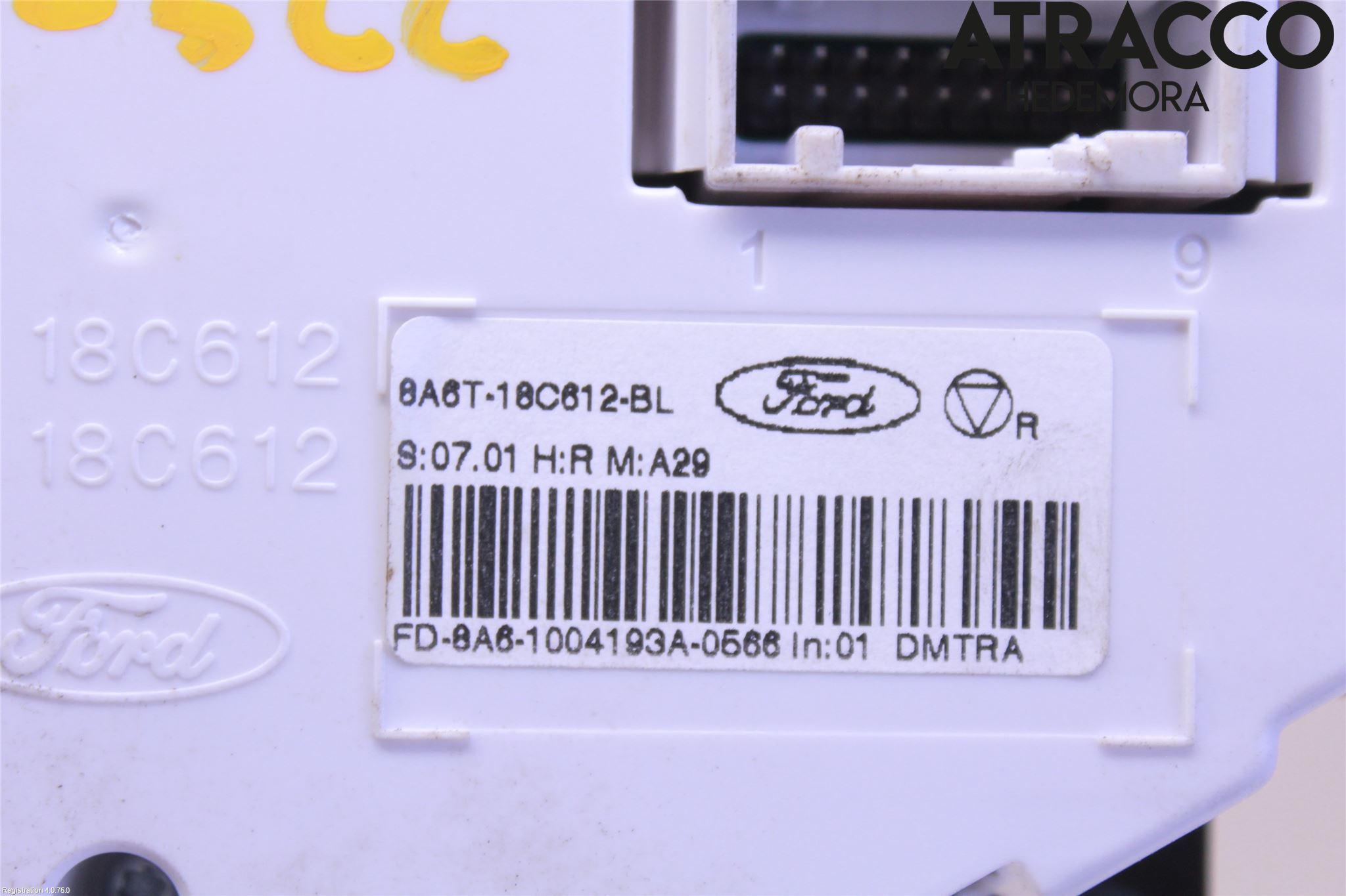 Ford FIESTA 09-12 Varme Ac Betjening-Display