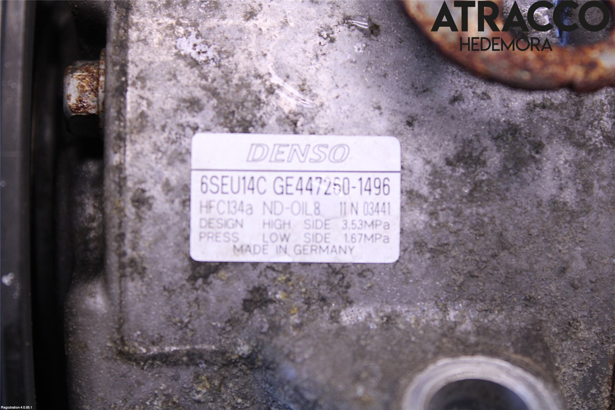 Toyota VERSO 09-18 Varme Ac Kompressor
