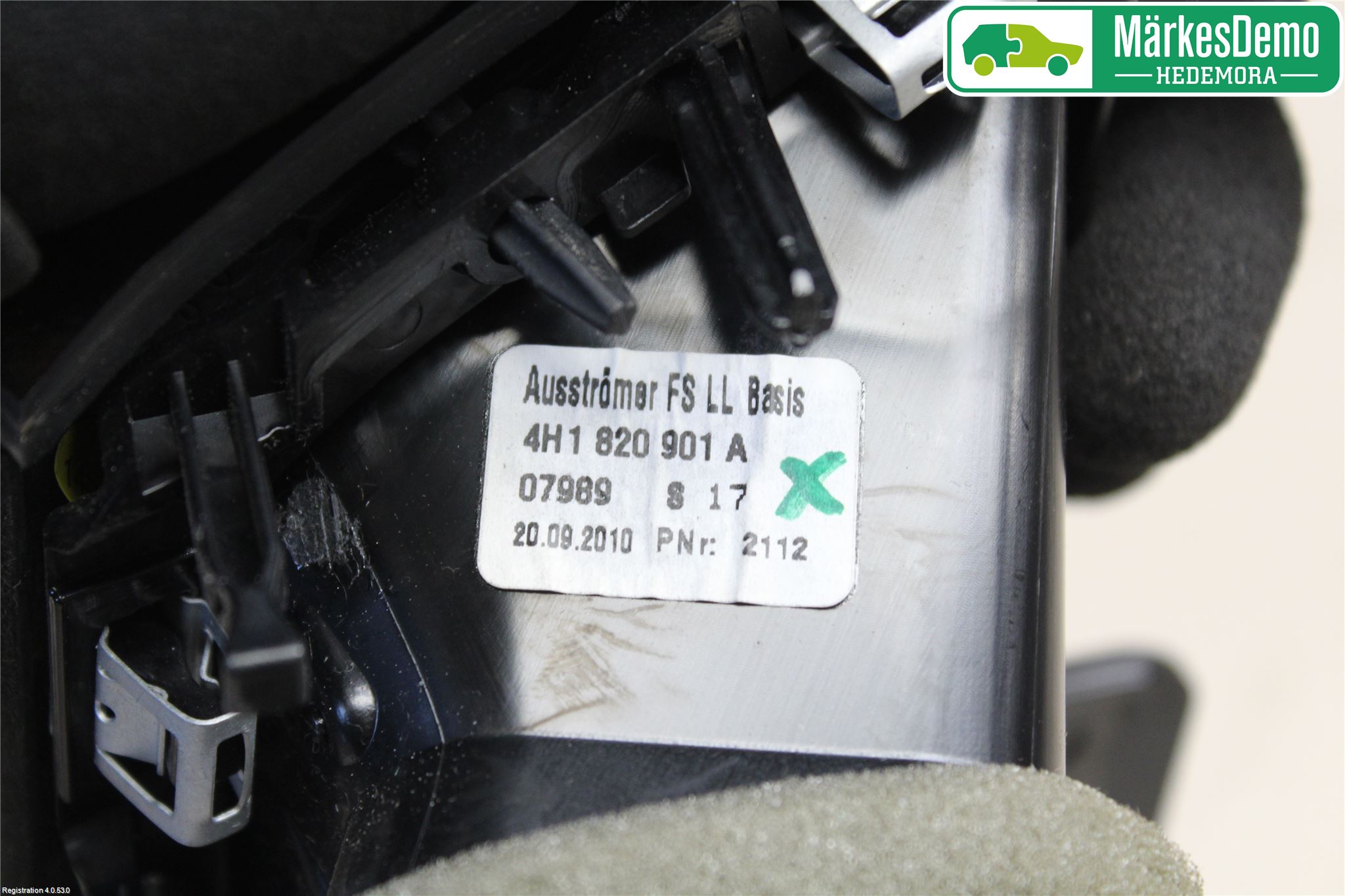 Audi A8/S8 4H 10-17 Dashbord Kanal - Dyse