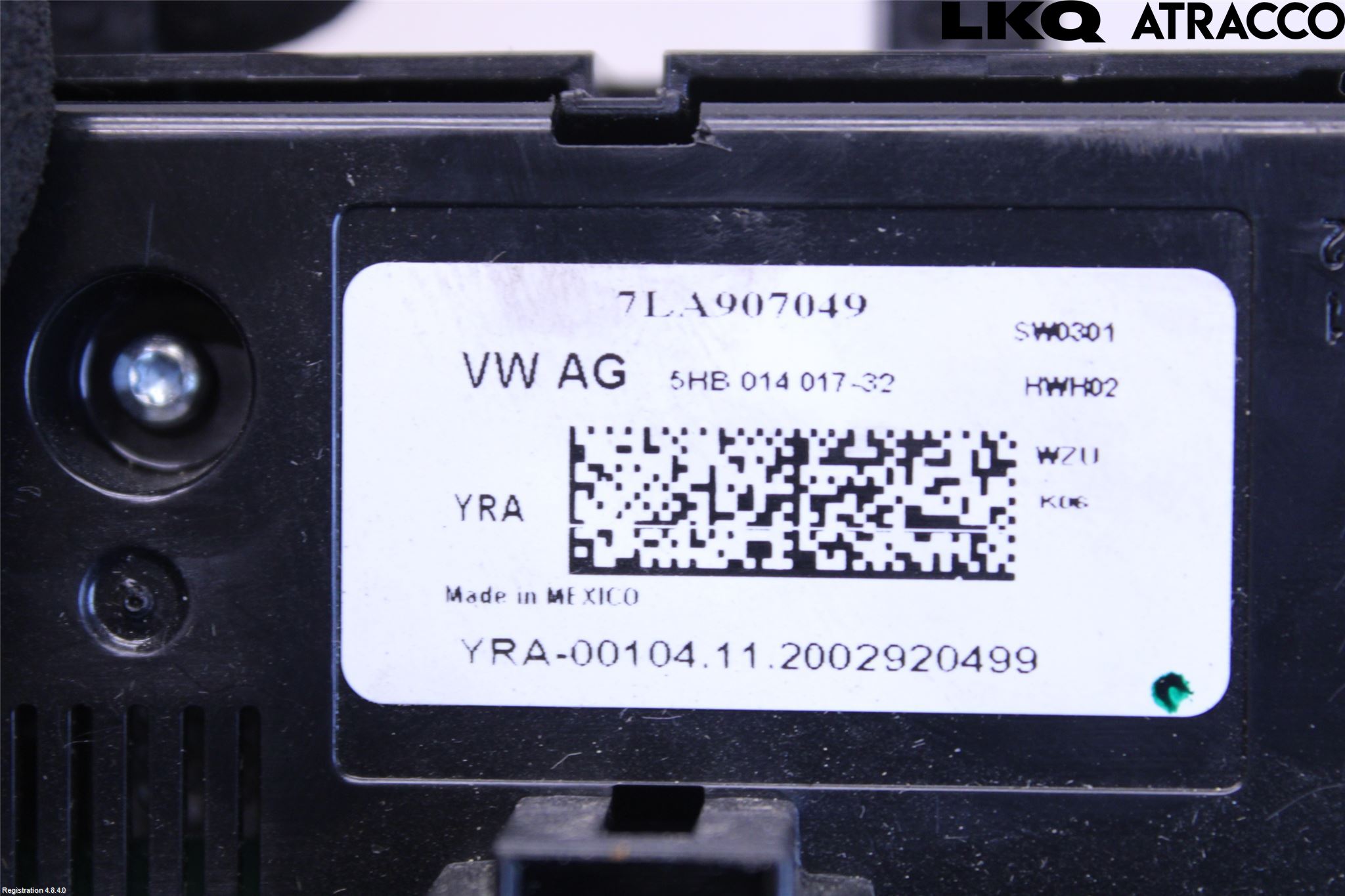 Volkswagen VW TRANSP/CARAVELLE (T6) 16-22 Varme Ac Betjening-Display
