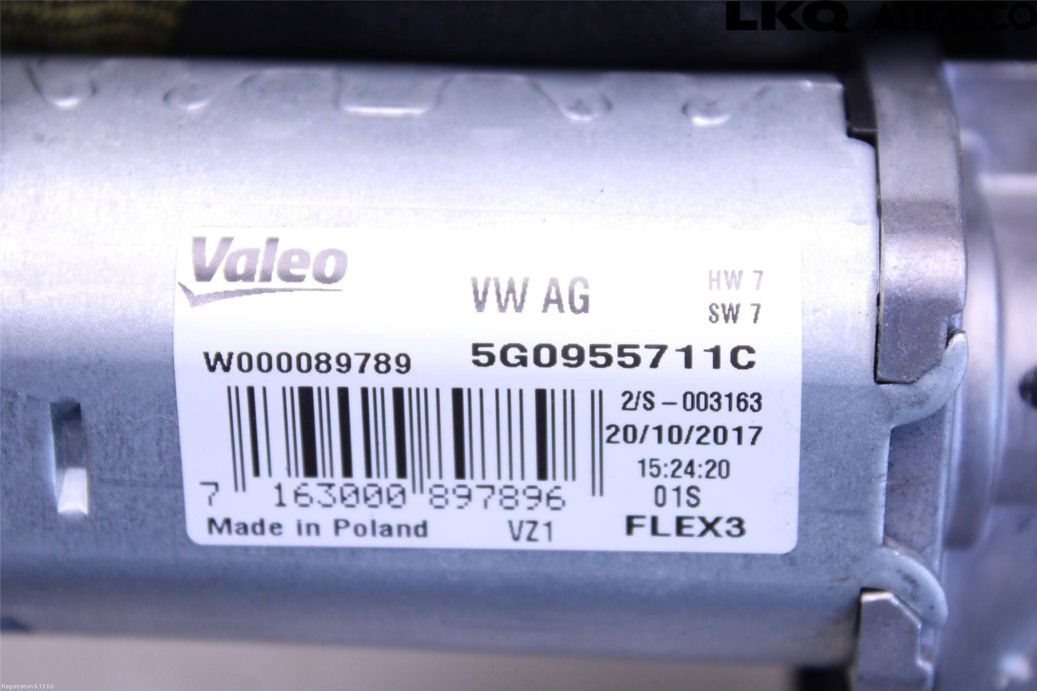 Volkswagen VW GOLF / E-GOLF VII 13-20 Viskermotor Bakluke