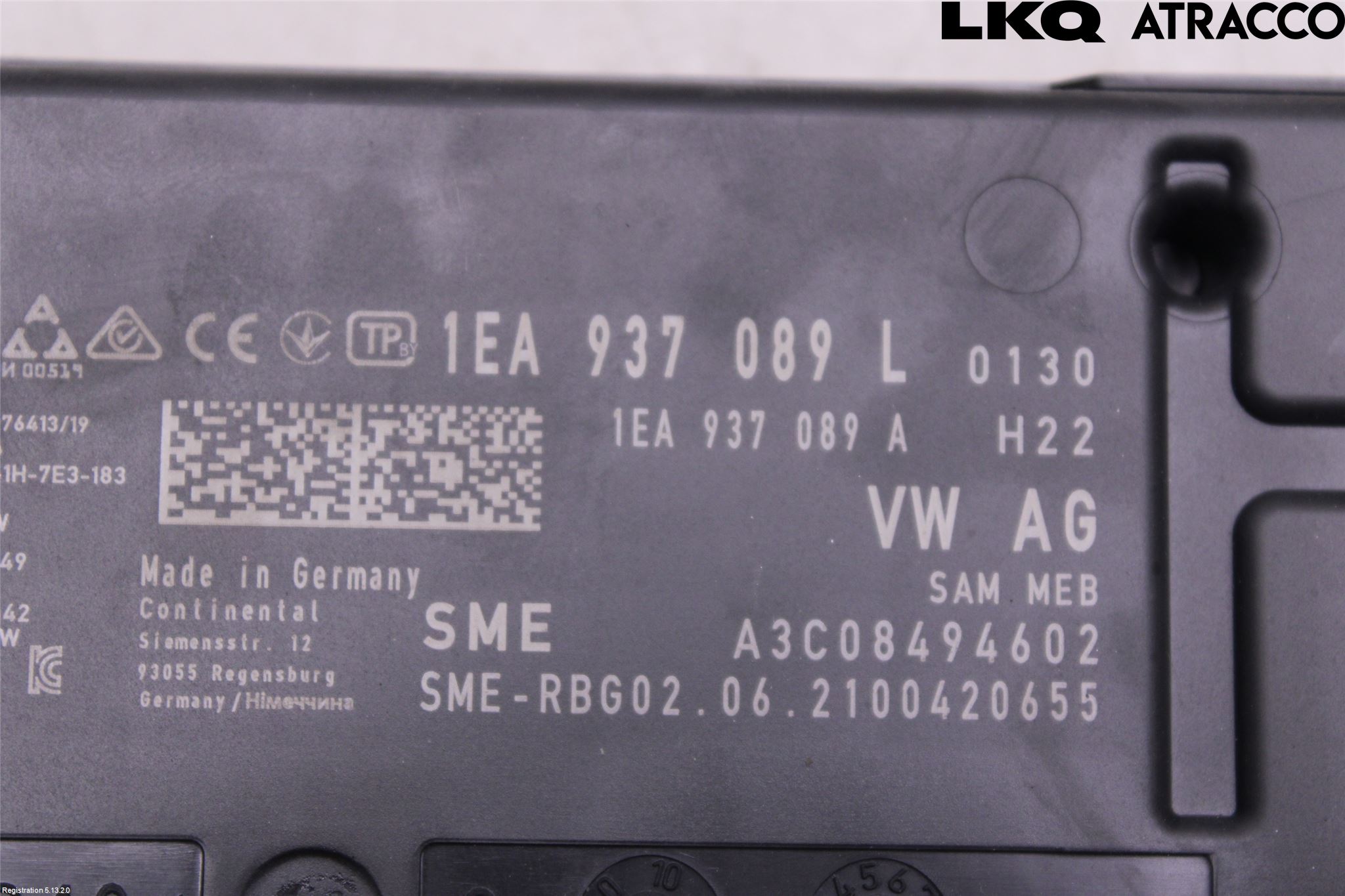 Volkswagen VW ID.4 21- Styreenhet Klima