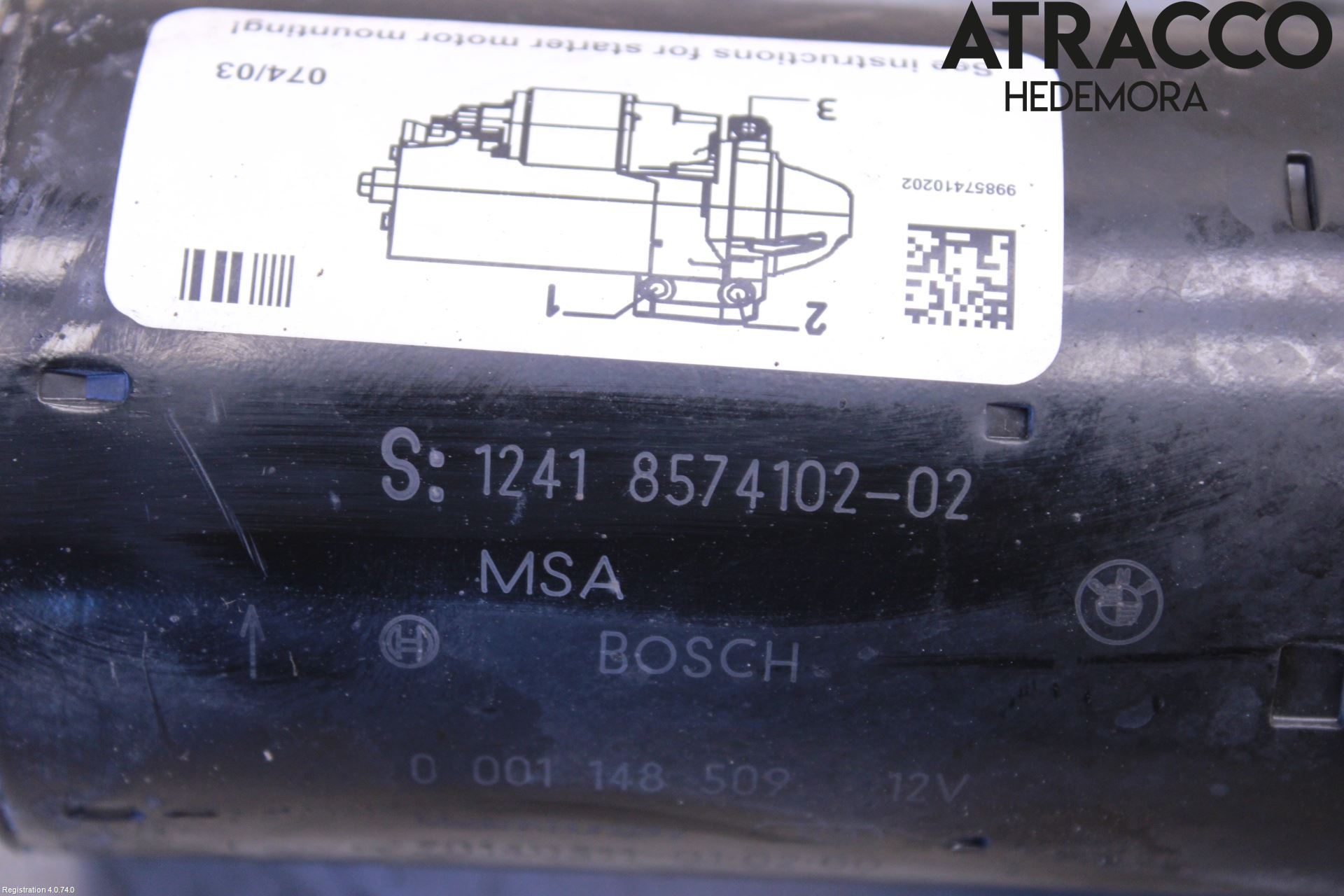 BMW 3 GT F34 13-19 Startmotor Diesel