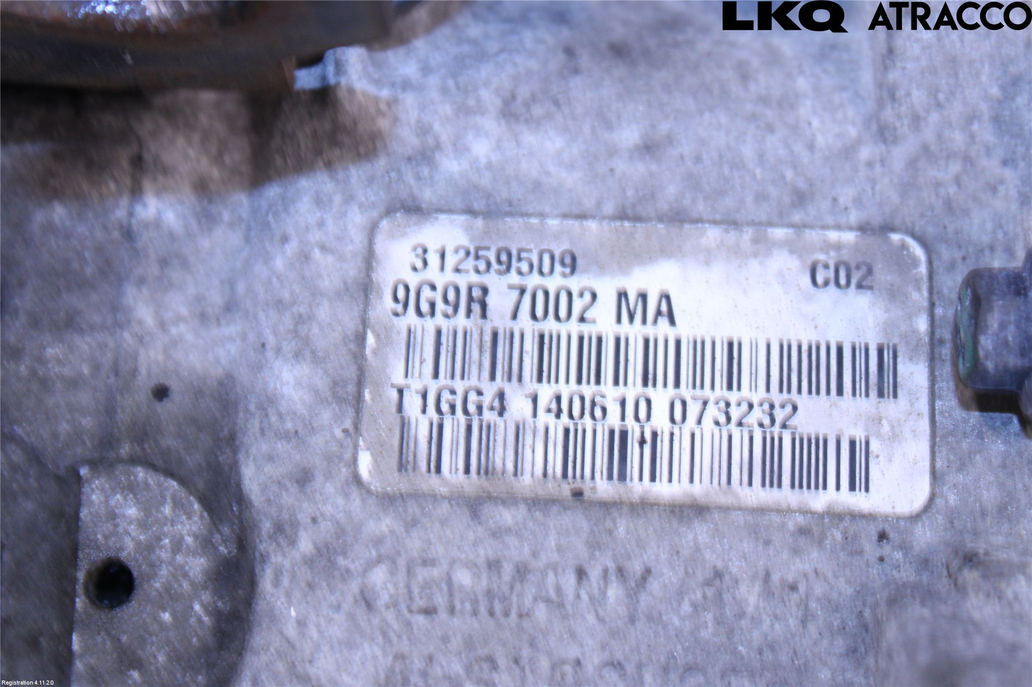 Volvo V70 08-13 Gearkasse 6 Trinn