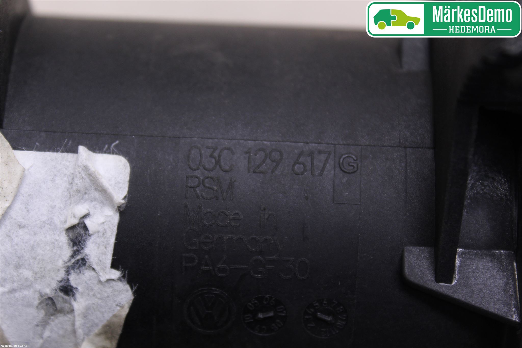 Volkswagen VW SCIROCCO 09-17 Intercooler Rør-Slange
