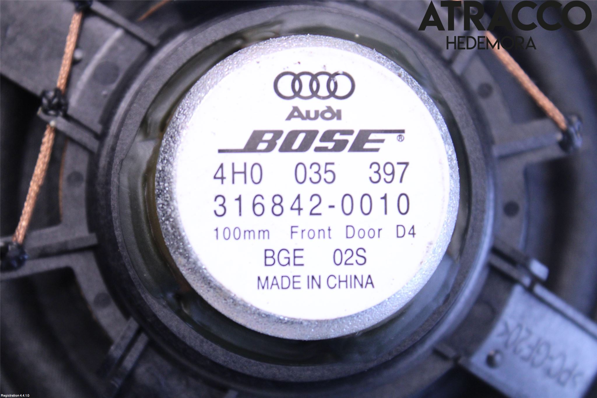 Audi A8/S8 4H 10-17 Innr Høyttaler