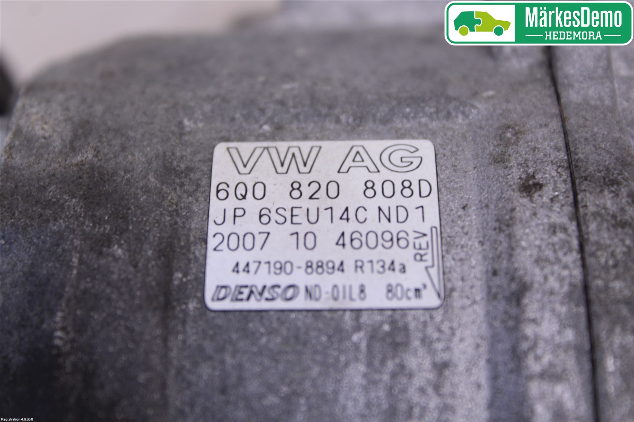 Skoda FABIA 07-14 Varme Ac Kompressor