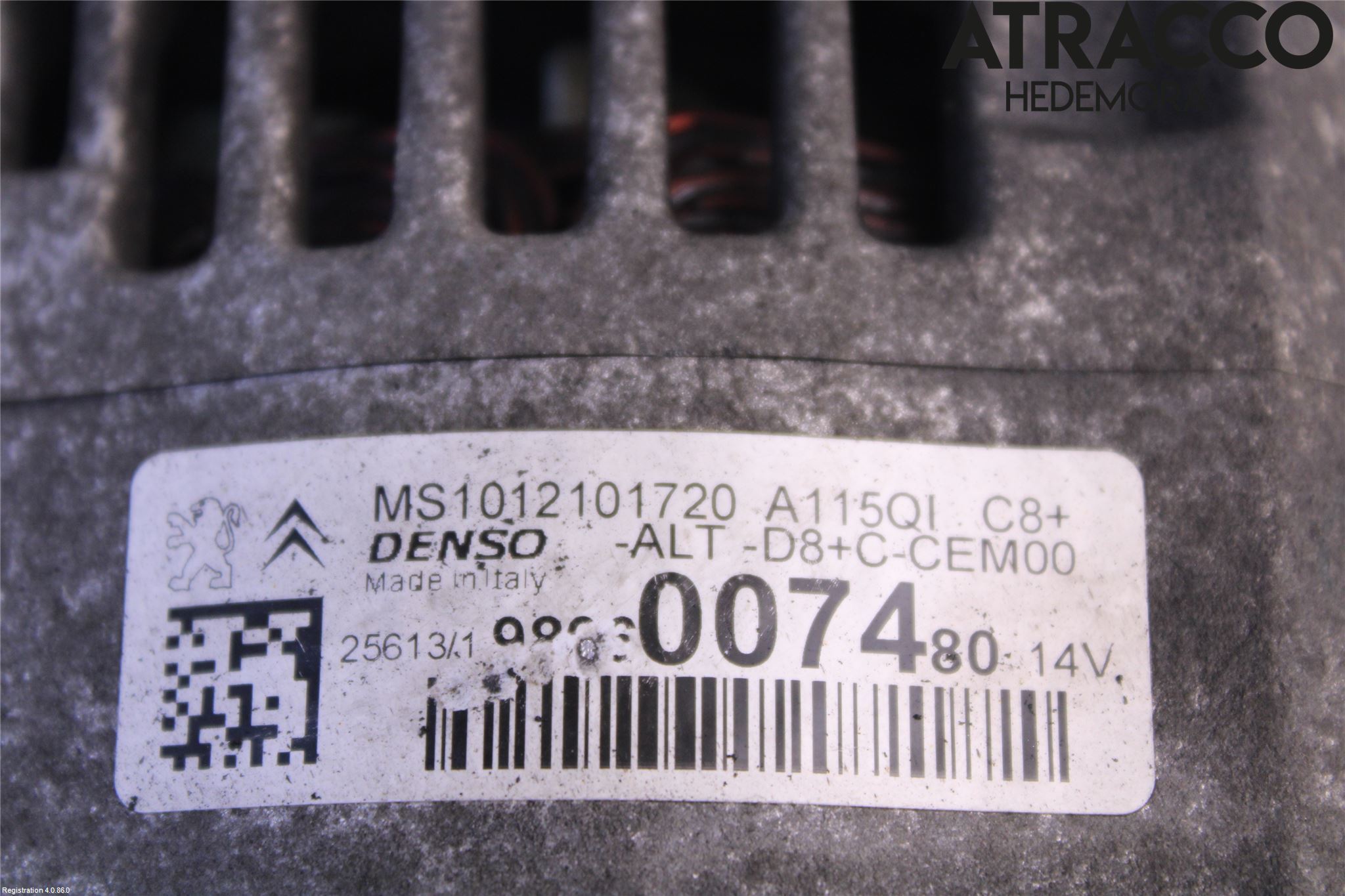 Peugeot 208 12-15 Dynamo