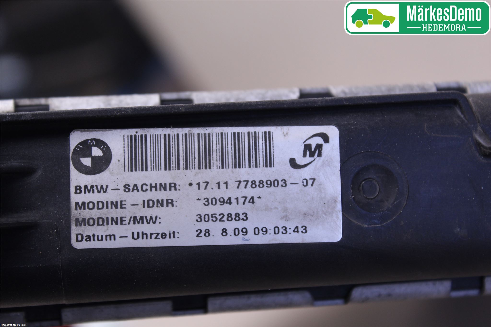 BMW 1 E87/81 5D/3D 03-11 Radiator Manuell