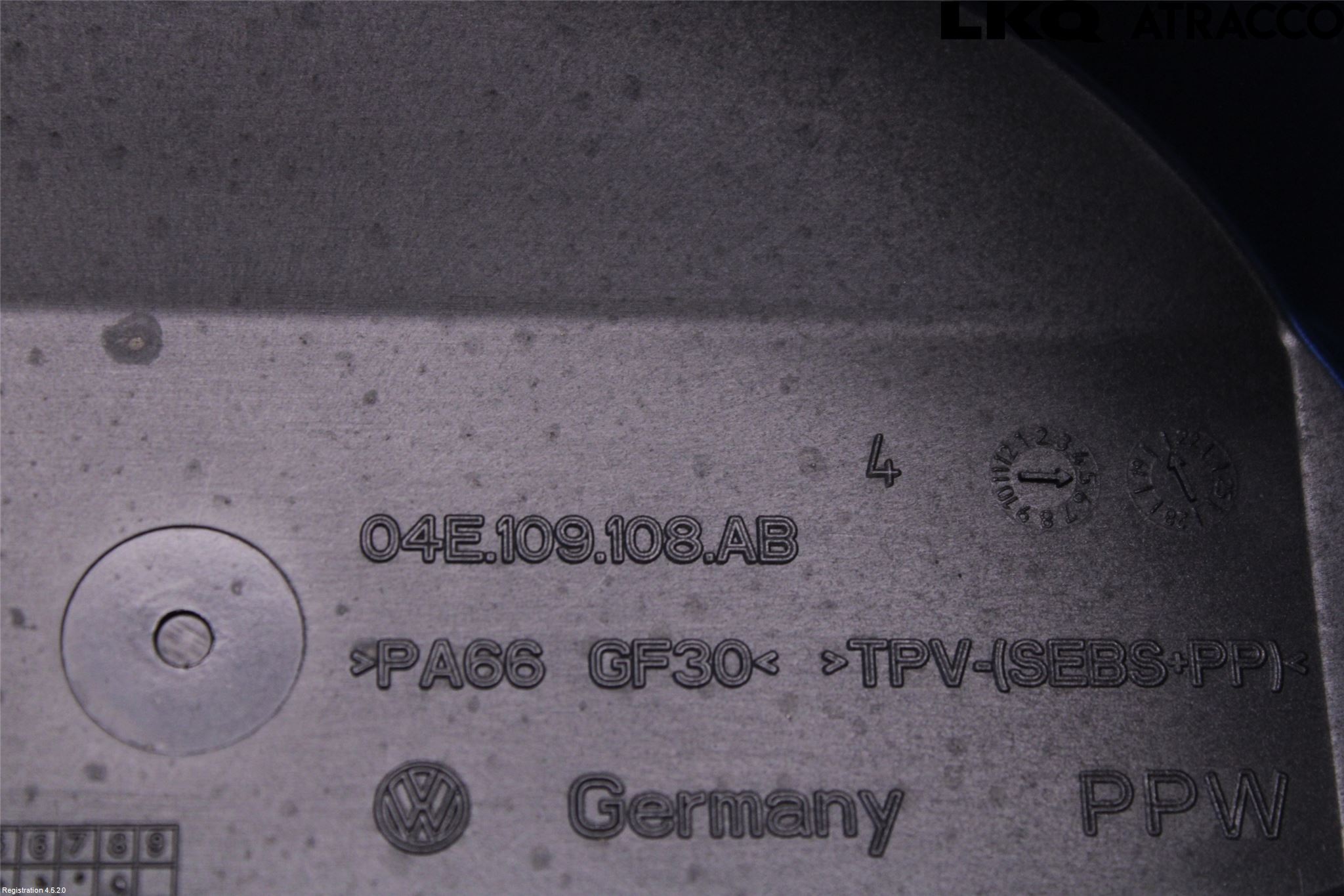 Volkswagen VW PASSAT 15-19 Registerreim Deksel