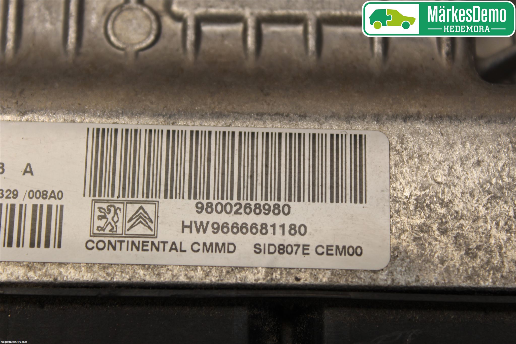 Peugeot 3008 09-16 Styreenhet Innsprøytning