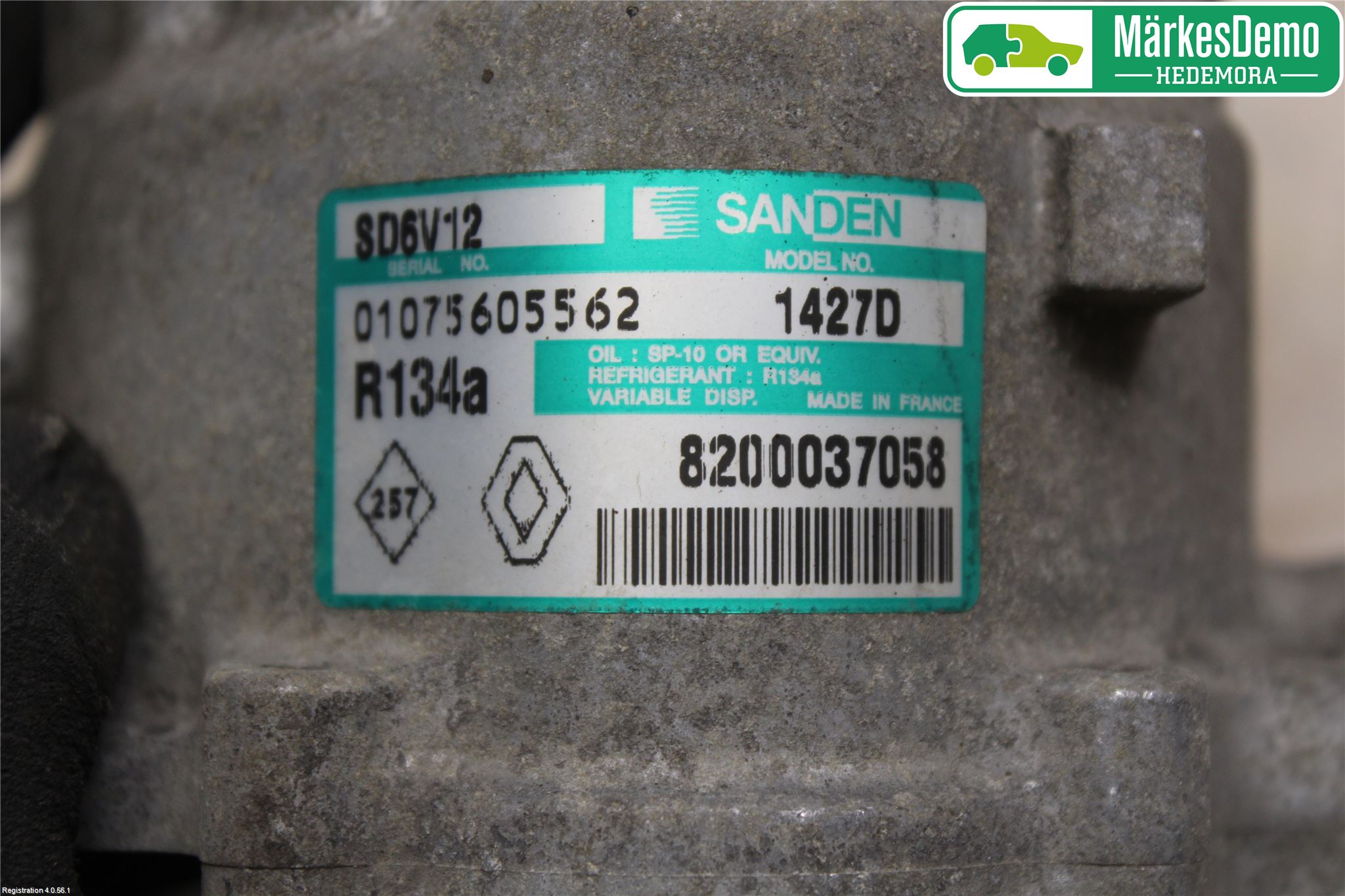 Renault CLIO II 01-08 Varme Ac Kompressor