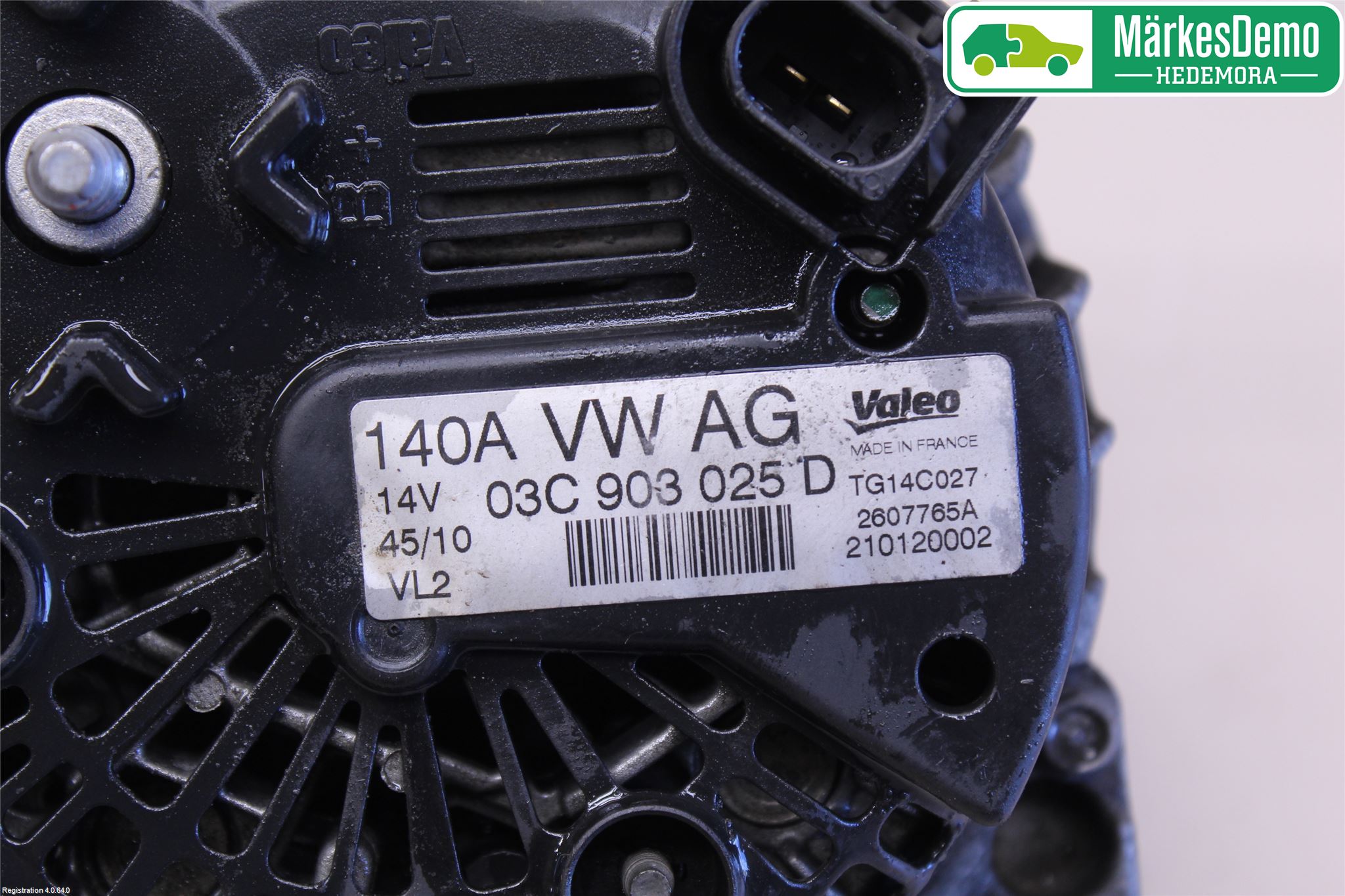 Volkswagen VW GOLF PLUS/CROSS GOLF 04-14 Dynamo