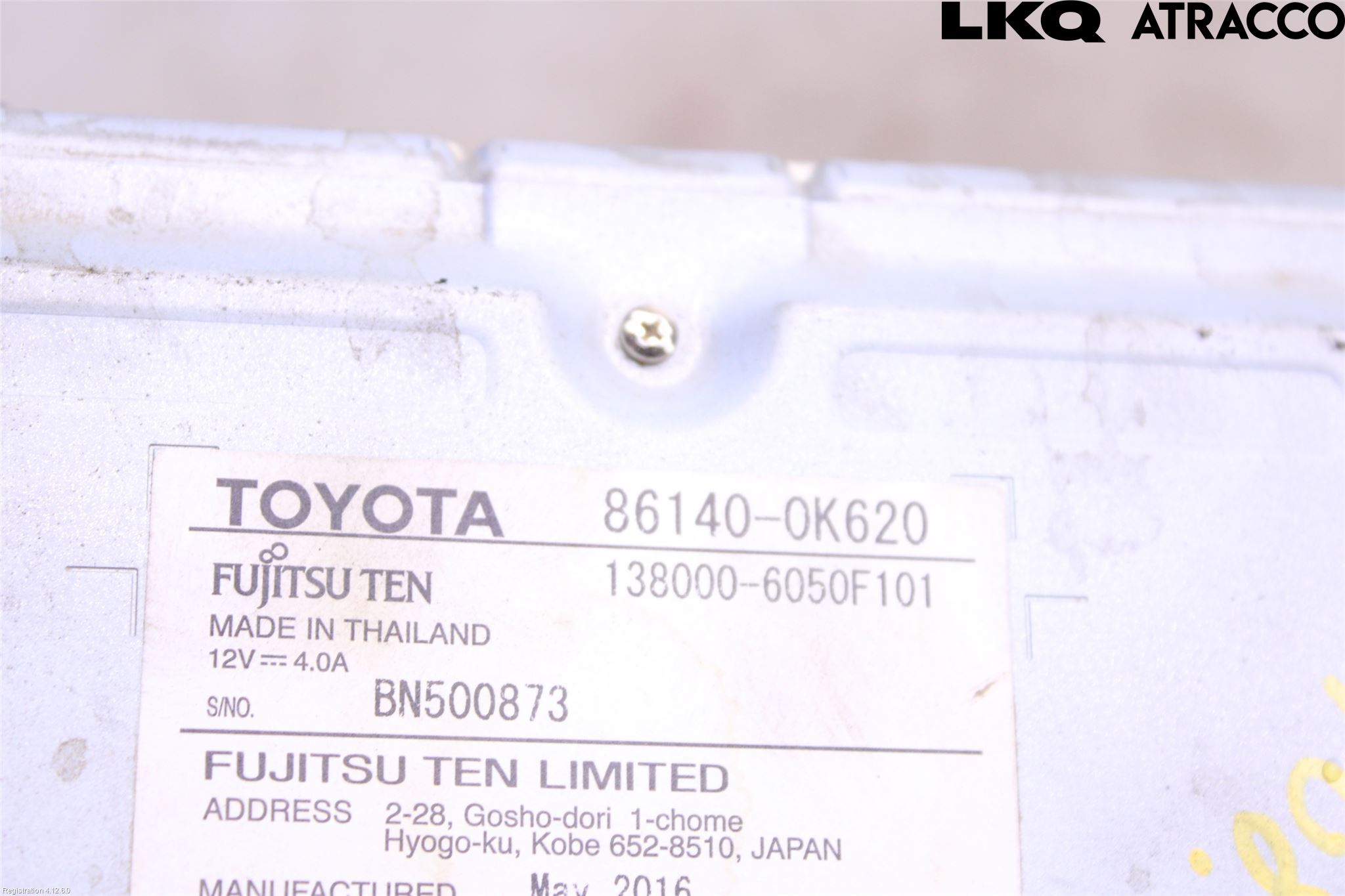 Toyota HILUX 16- Stereo Radio Med Cd