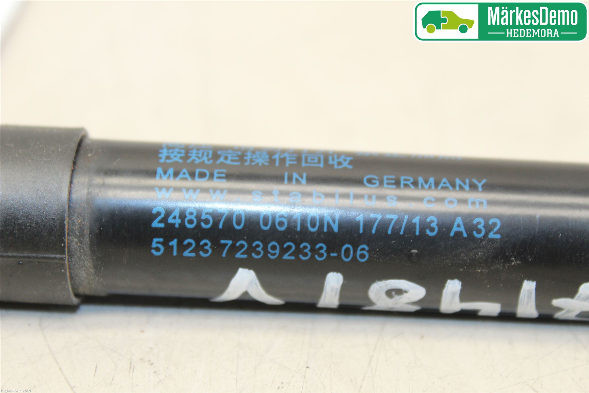 BMW 1 F20/F21 11-19 Panser Demper-Gassfjær