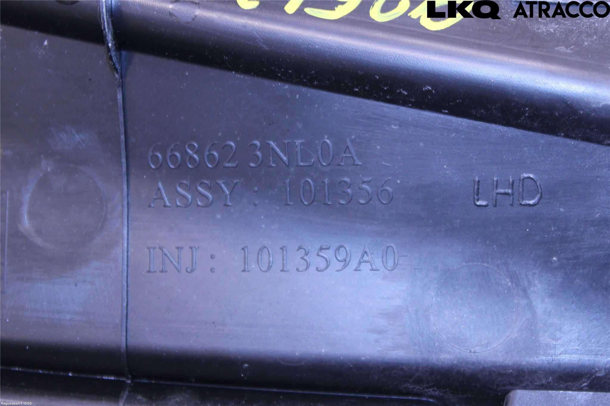 Nissan LEAF 11-17 Visker Deksel-Grill-Under Frr