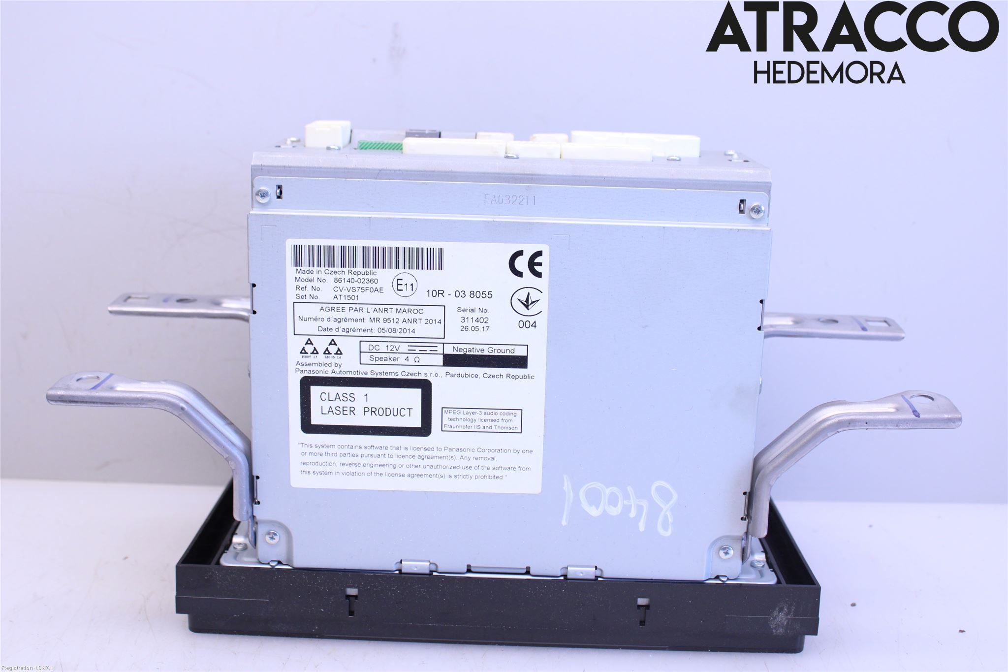 Toyota AURIS 13-19 Stereo Radio Med Cd