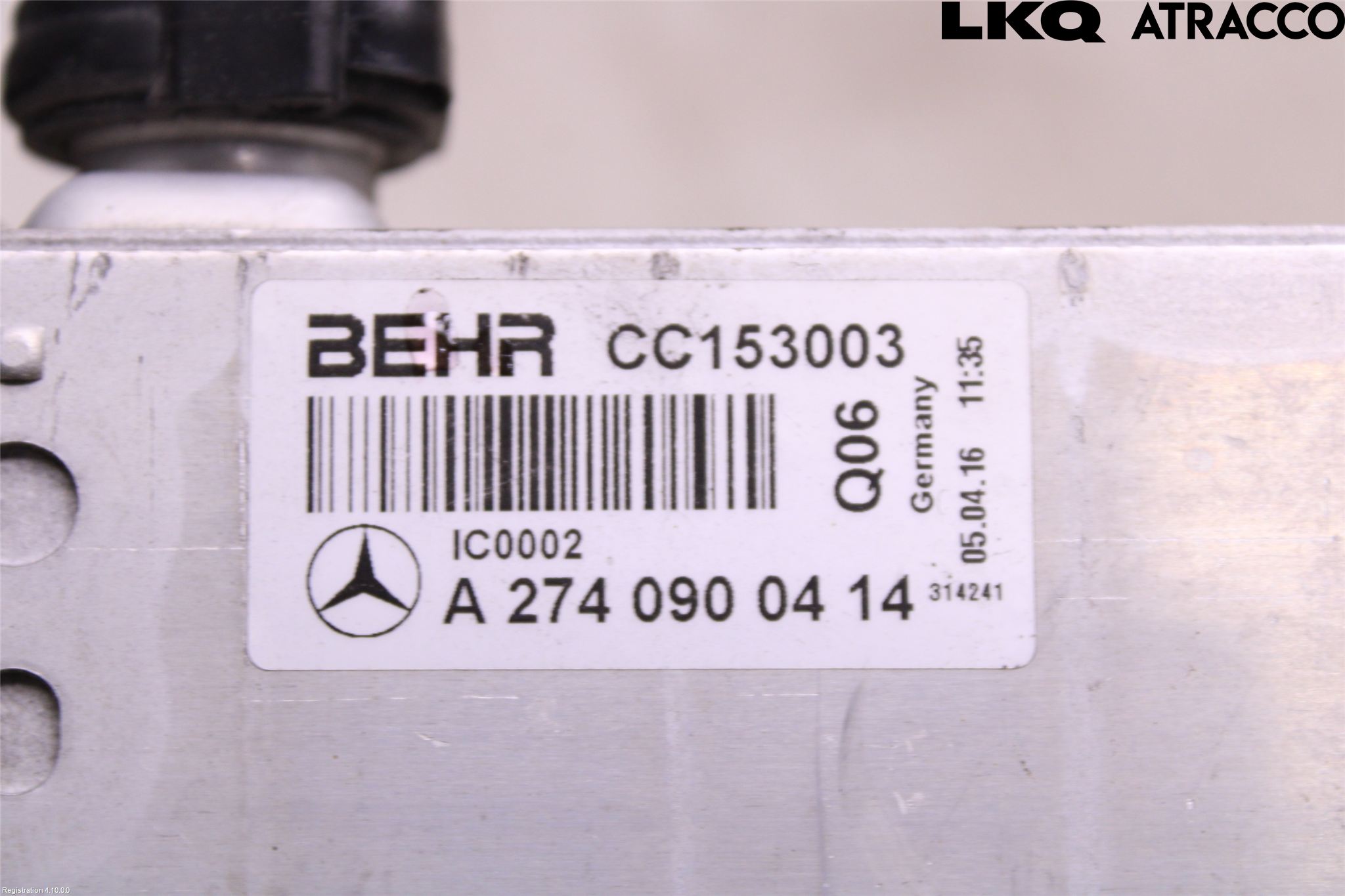 Mercedes-Benz MB C-KLASS (W205) 14-21 Intercooler Radiator