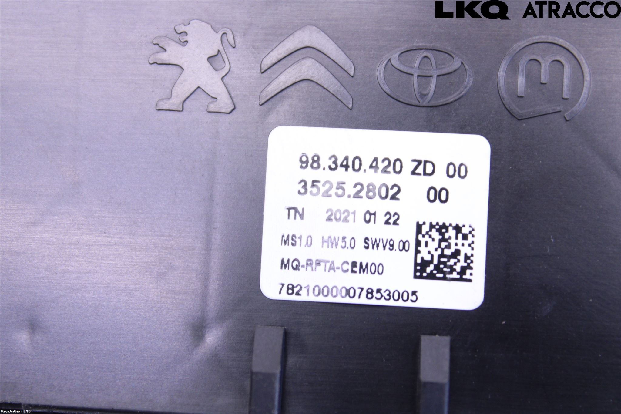 Citroen BERLINGO/E-BERLINGO 19- Varme Ac Betjening-Display