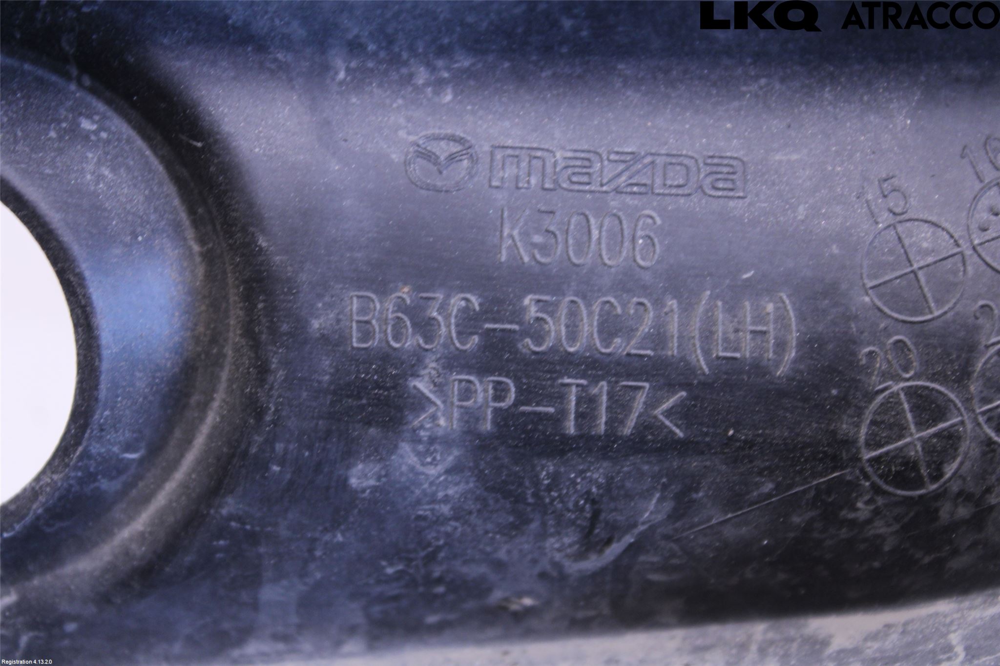 Mazda 3 III 14-19 Frontlykt Kurve-Tåkelys Ramme