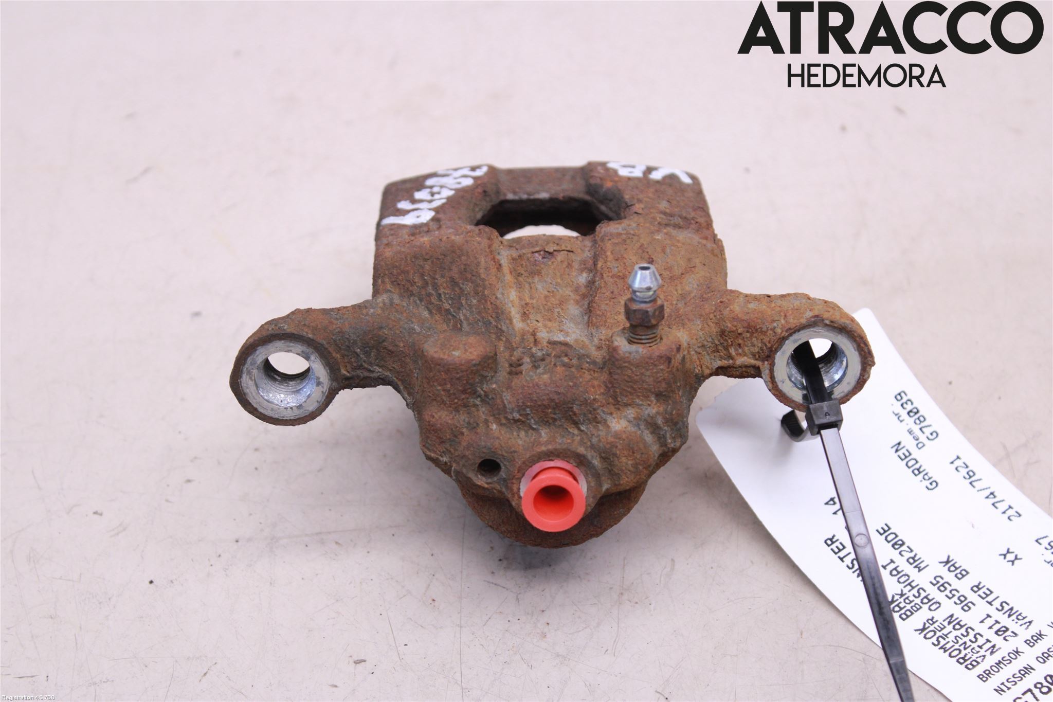 Nissan QASHQAI 10-14 Bremsecaliper Bak Venstre