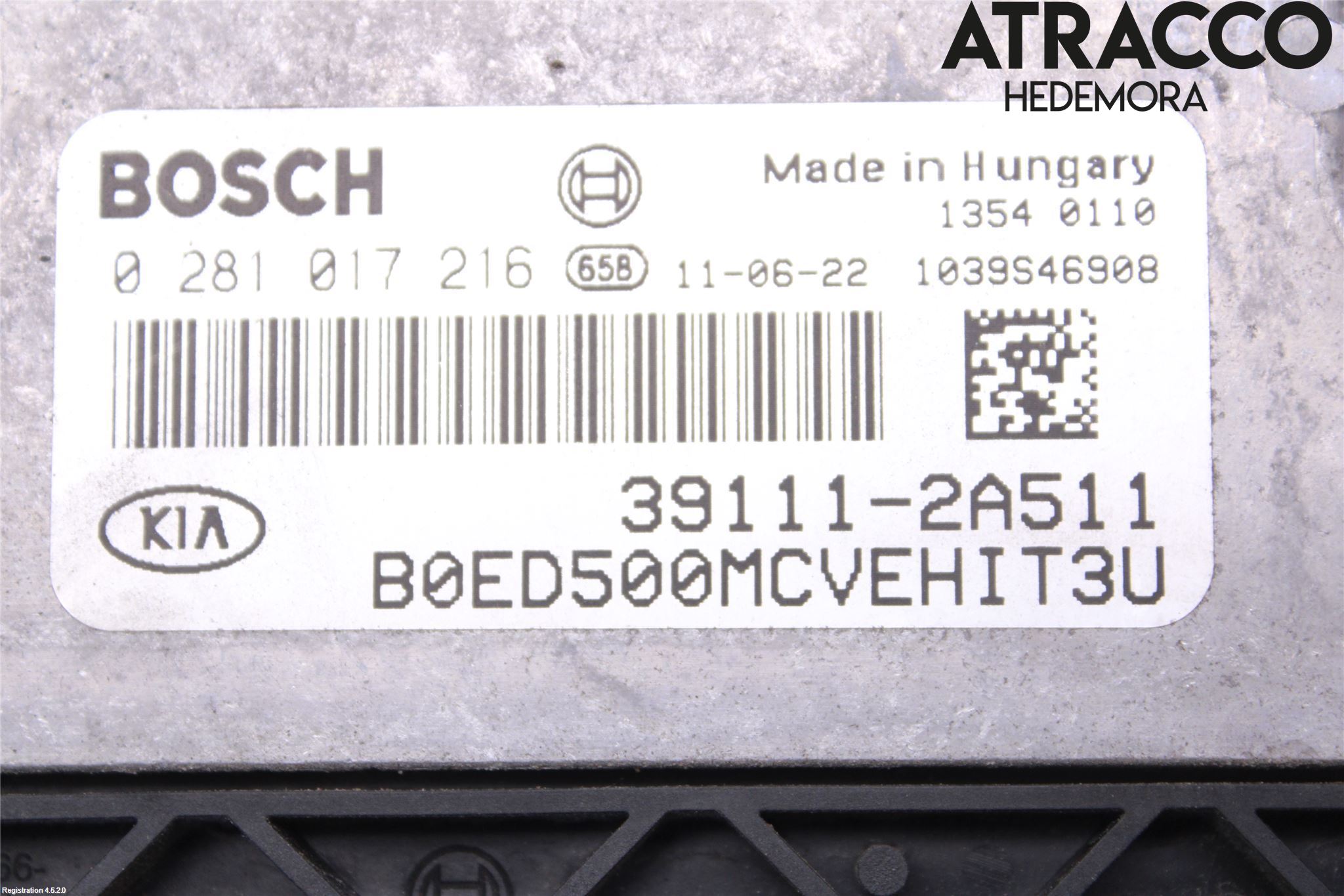 Kia CEED 06-12 Styreenhet Dieselpumpe