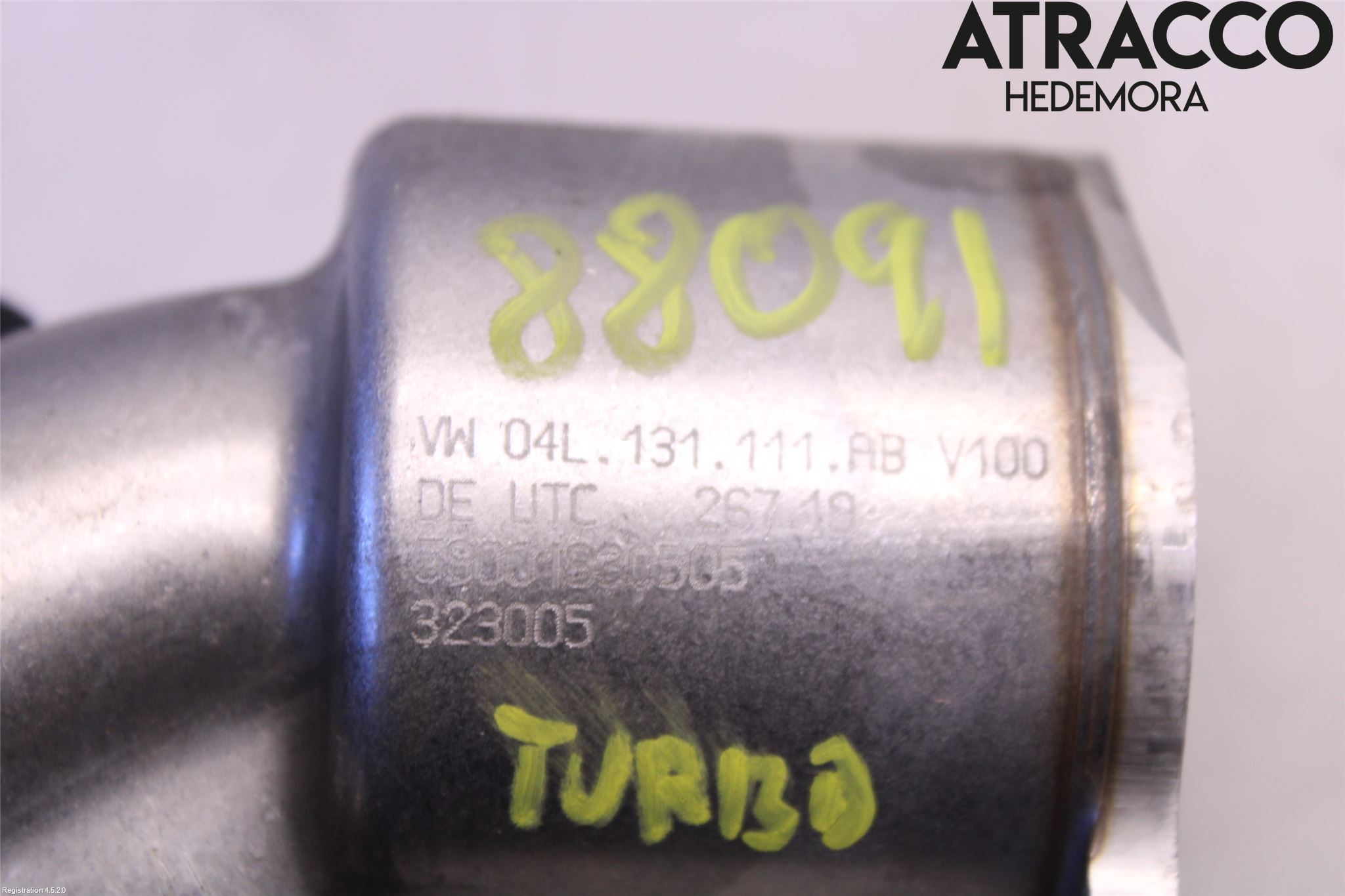Audi A4/S4 B9 16-19 Inns Gummibelg - Slange