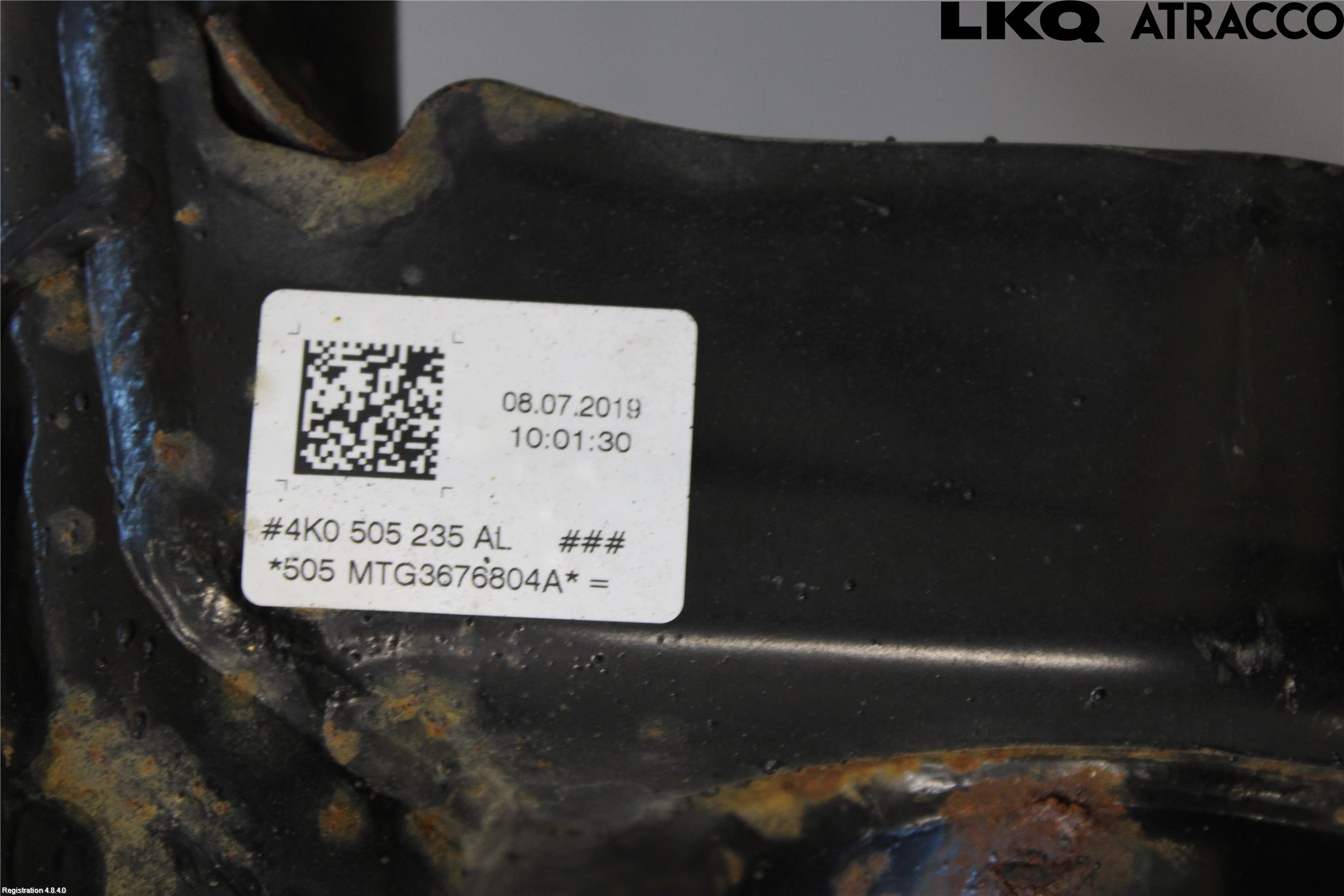 Audi A6 F2/C8 19- Bakaksel Feste Travers-Ramme