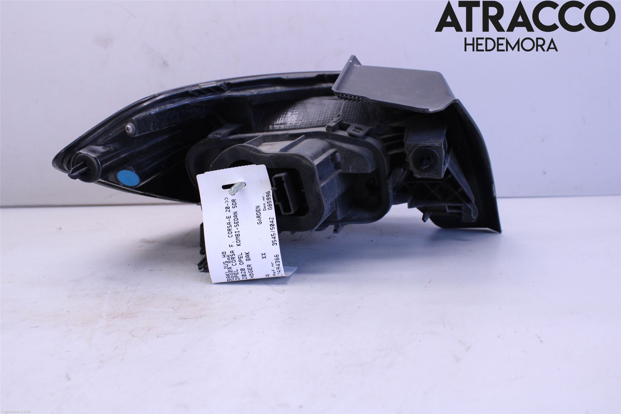 Opel CORSA F, CORSA-E 20- Baklykt Høyre