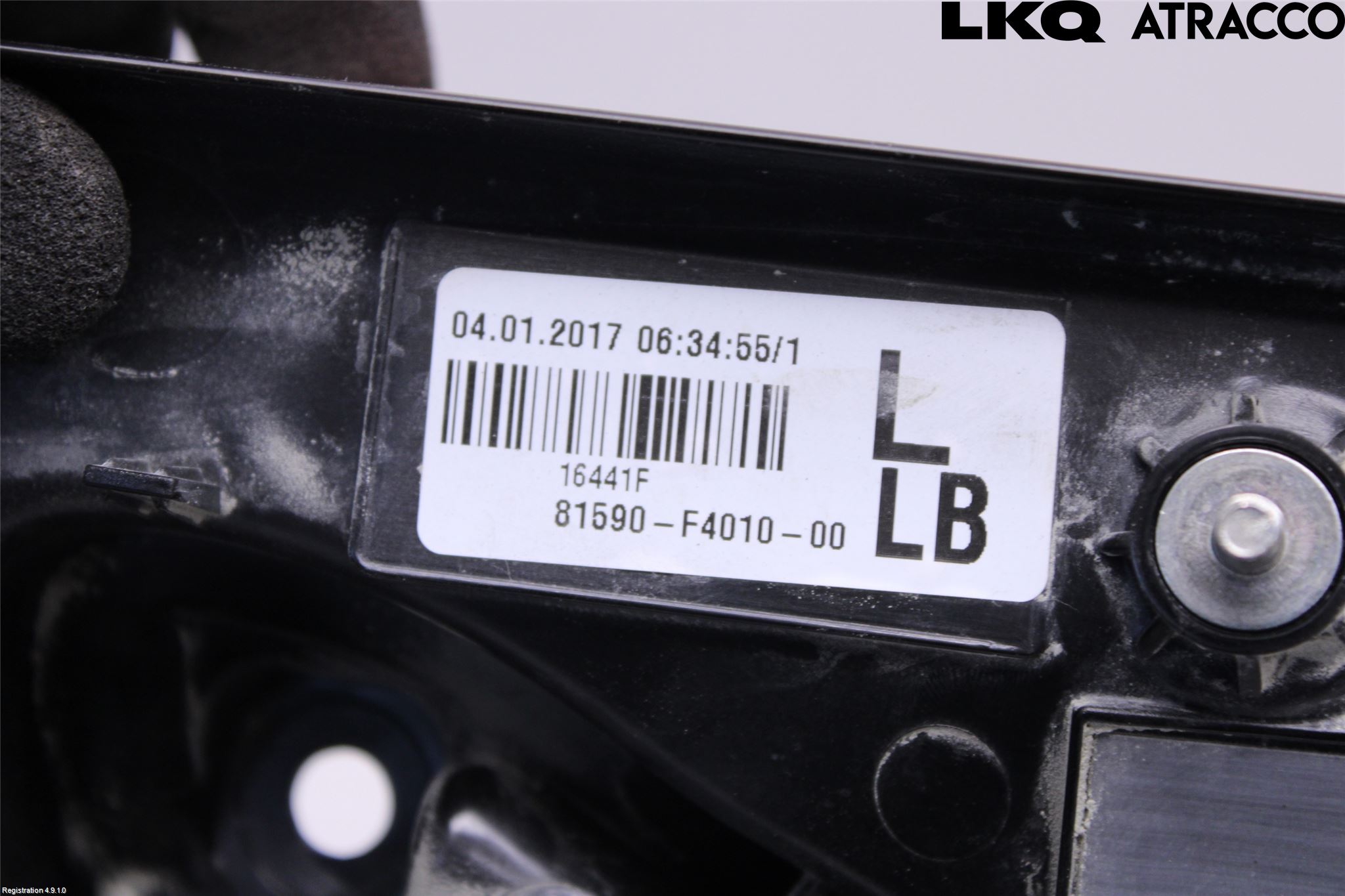 Toyota C-HR 16-23 Baklykt Venstre  På Luke(Indre