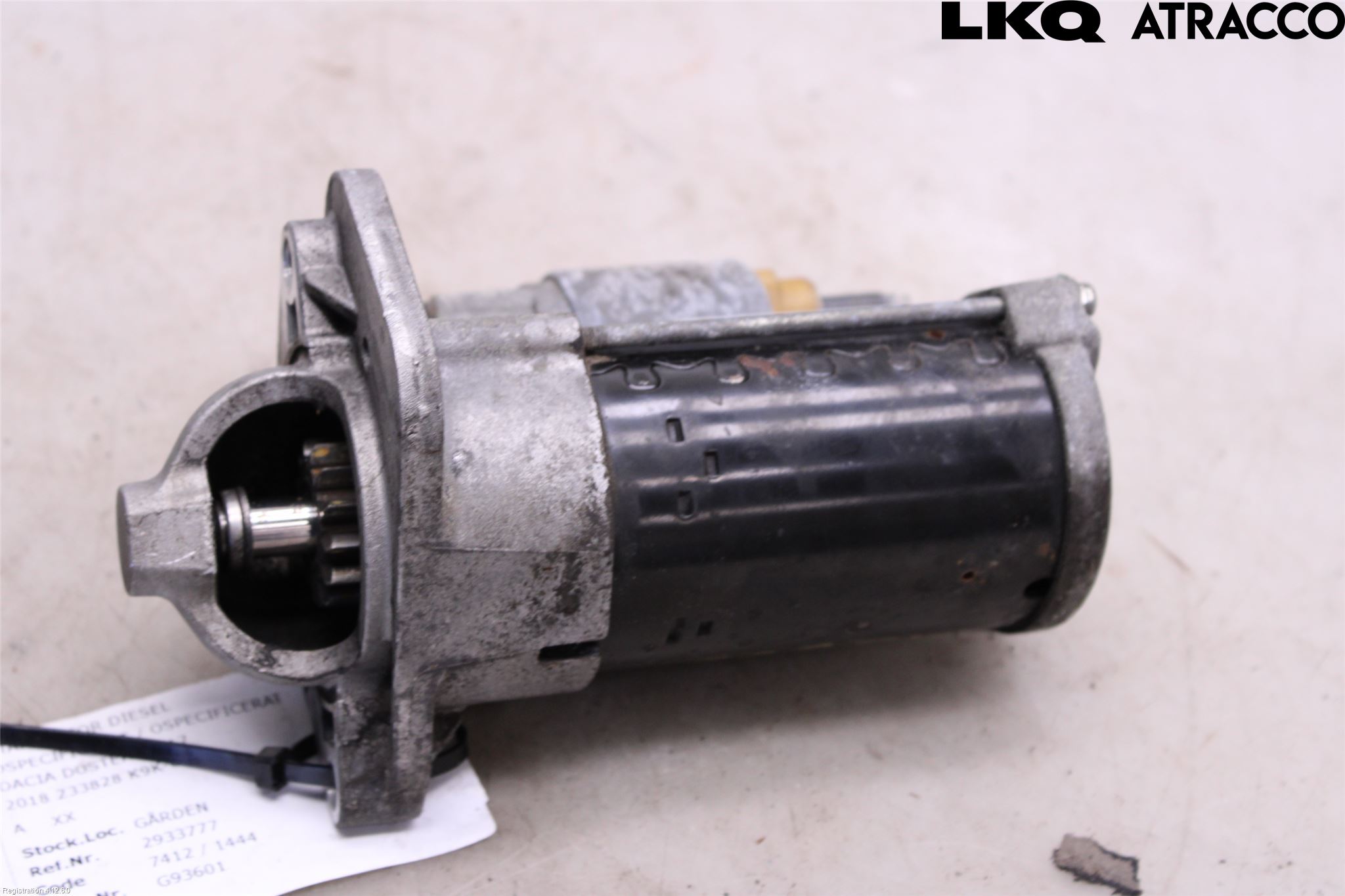 Dacia DUSTER 10-17 Startmotor Diesel