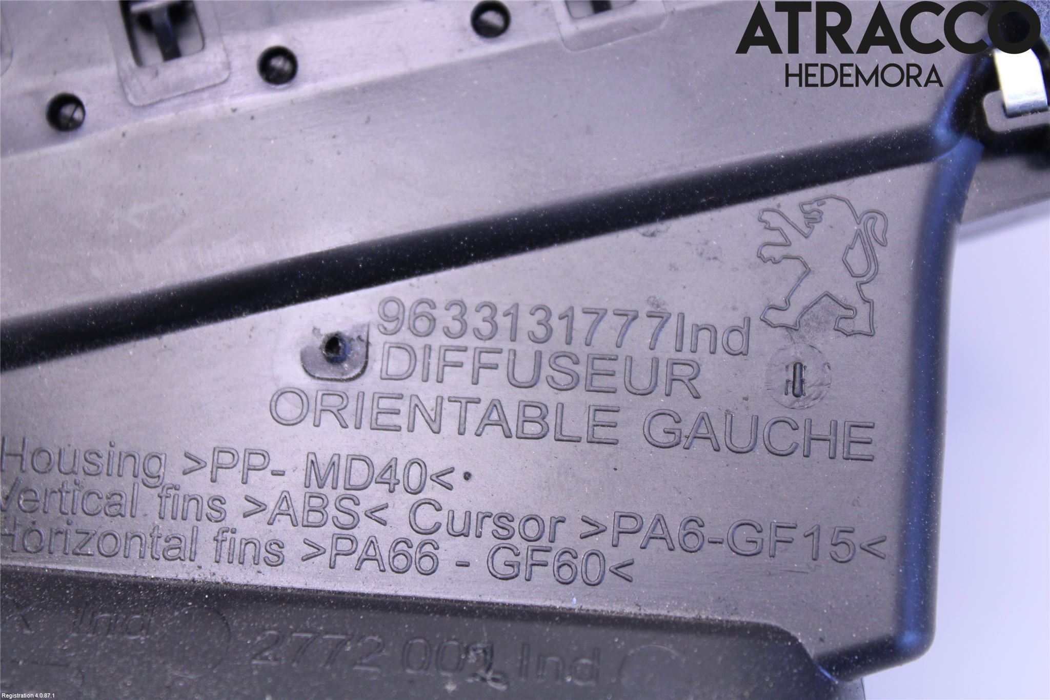 Peugeot 2008 13-20 Dashbord Kanal - Dyse