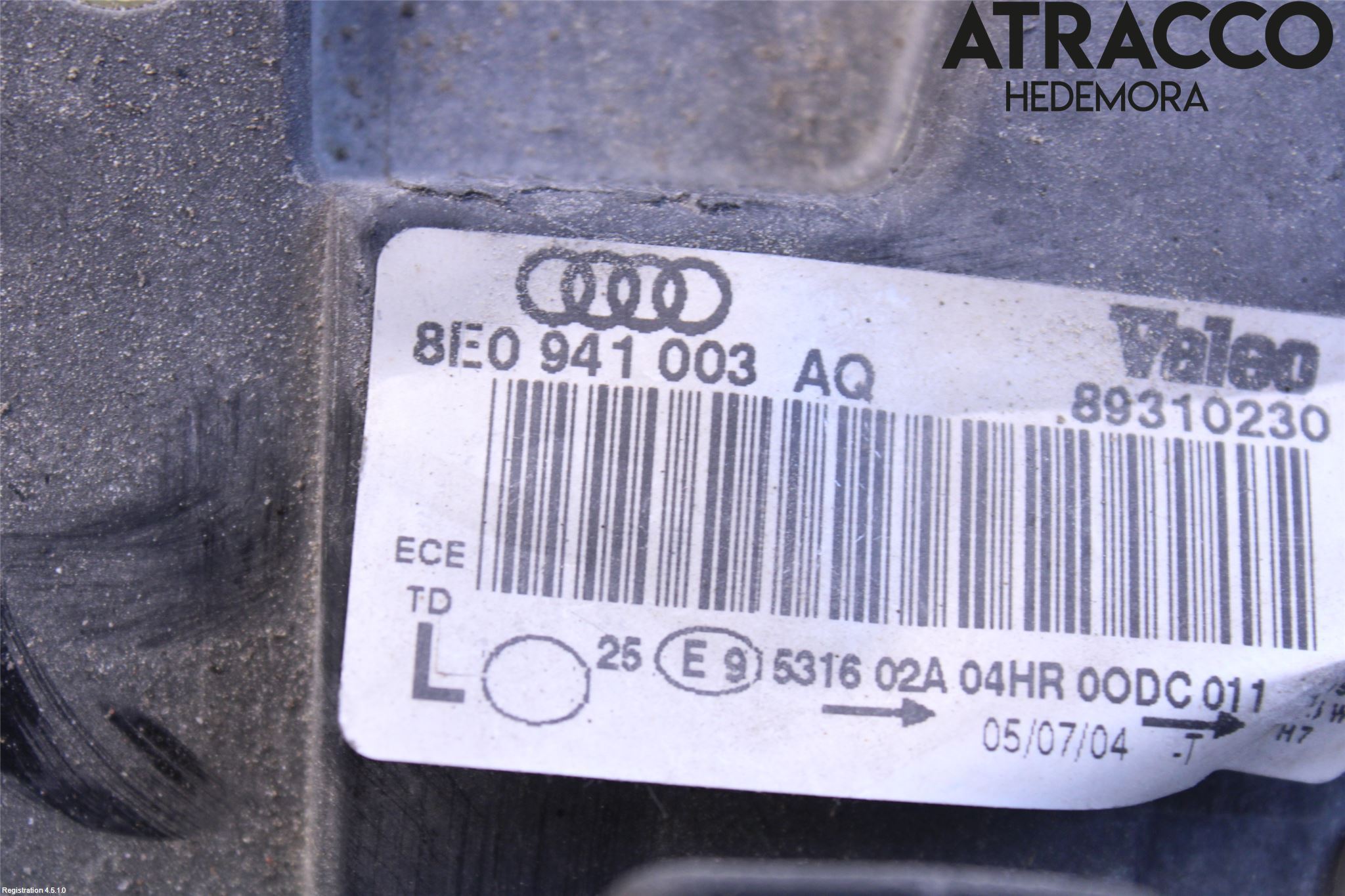Audi A4/S4 01-05 Frontlykt Venstre