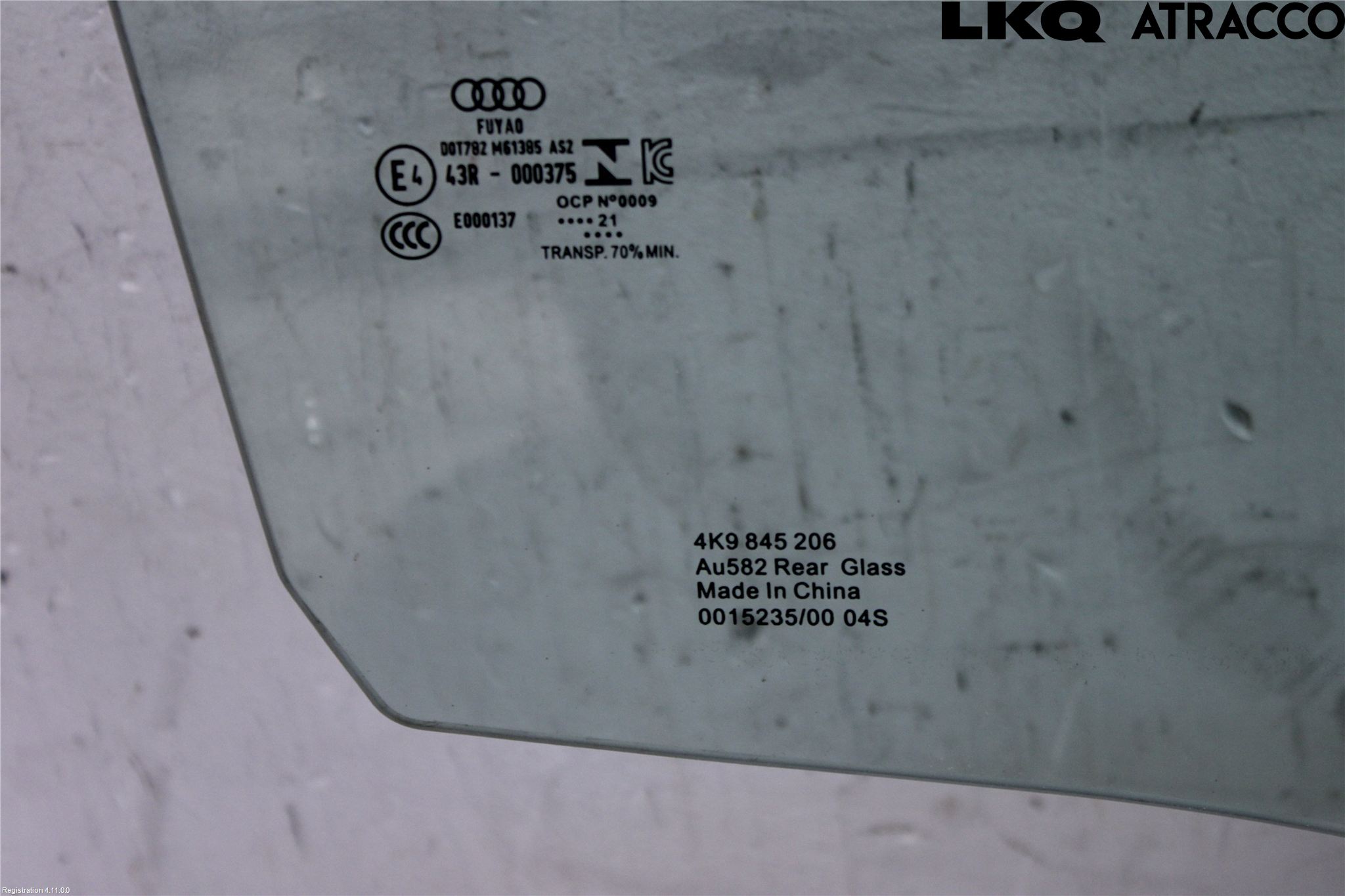 Audi A6 F2/C8 19- Dørrute Bak Høyre 4Dørs