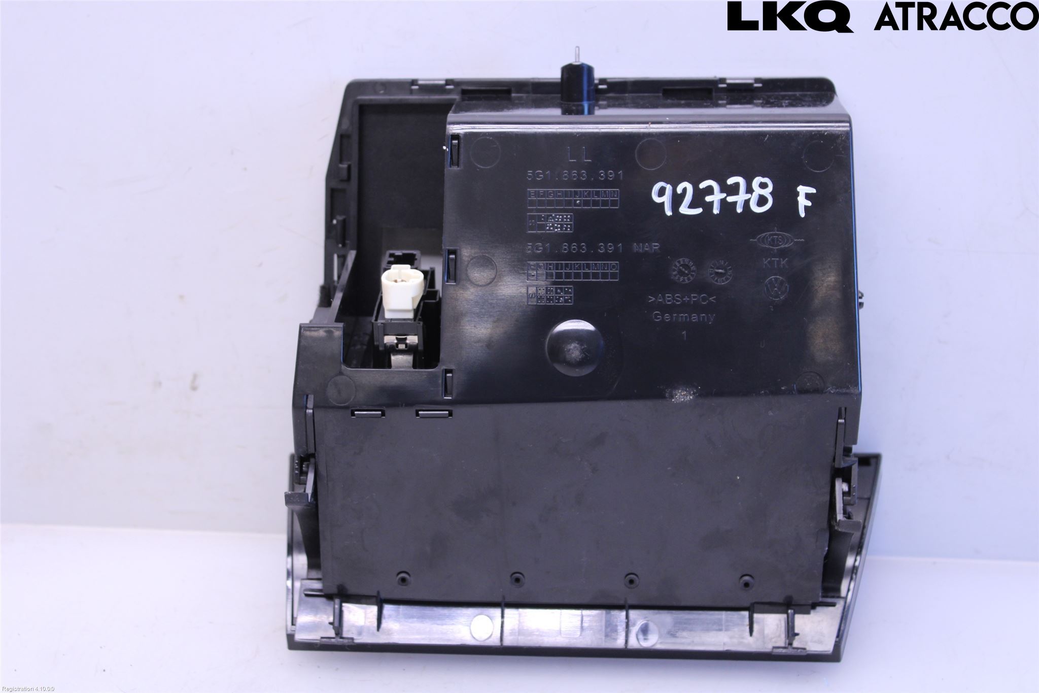 Volkswagen VW GOLF / E-GOLF VII 13-20 Innr Oppbevaringsrom