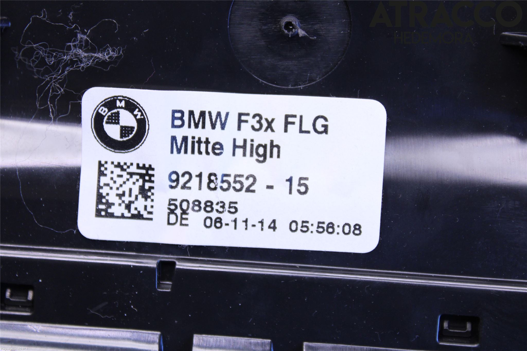 BMW 3 GT F34 13-19 Dashbord Kanal - Dyse