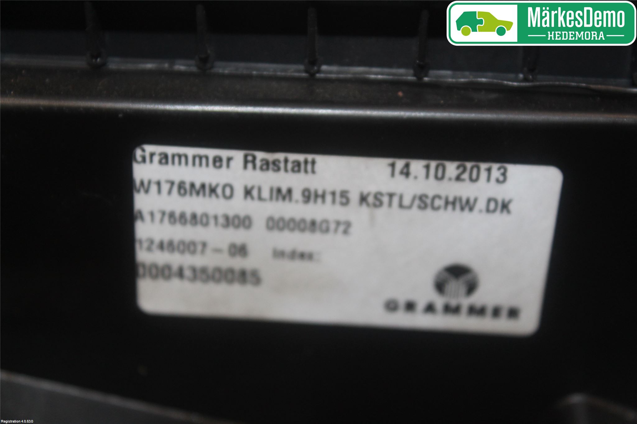 Mercedes-Benz MB A-KLASS (W176) 13-18 Innr Konsoll-Lomme