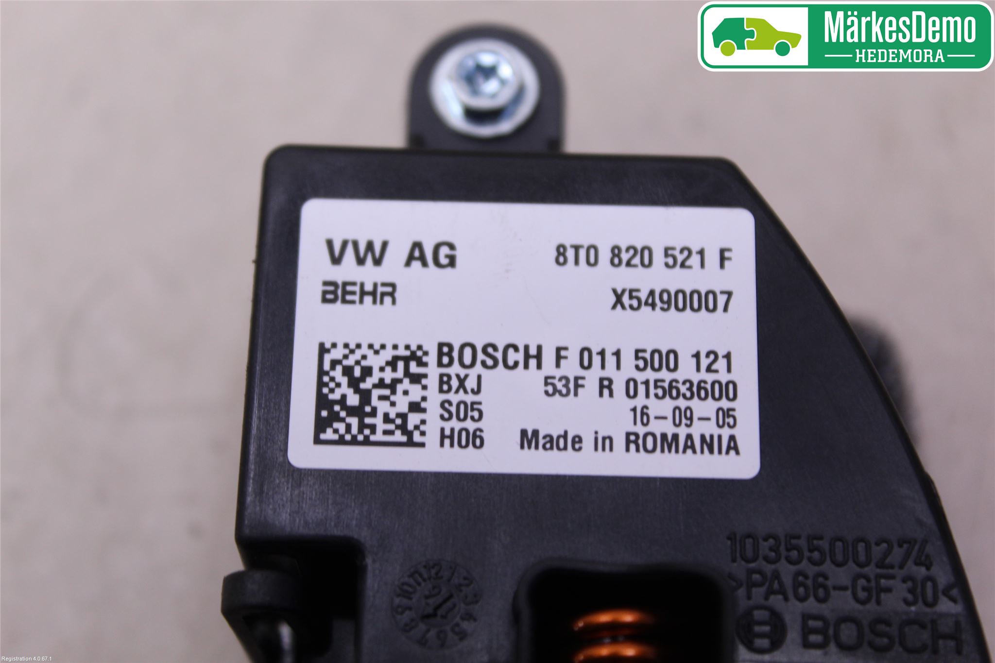 Audi Q5 09-16 Varmeapparat Viftemotstand