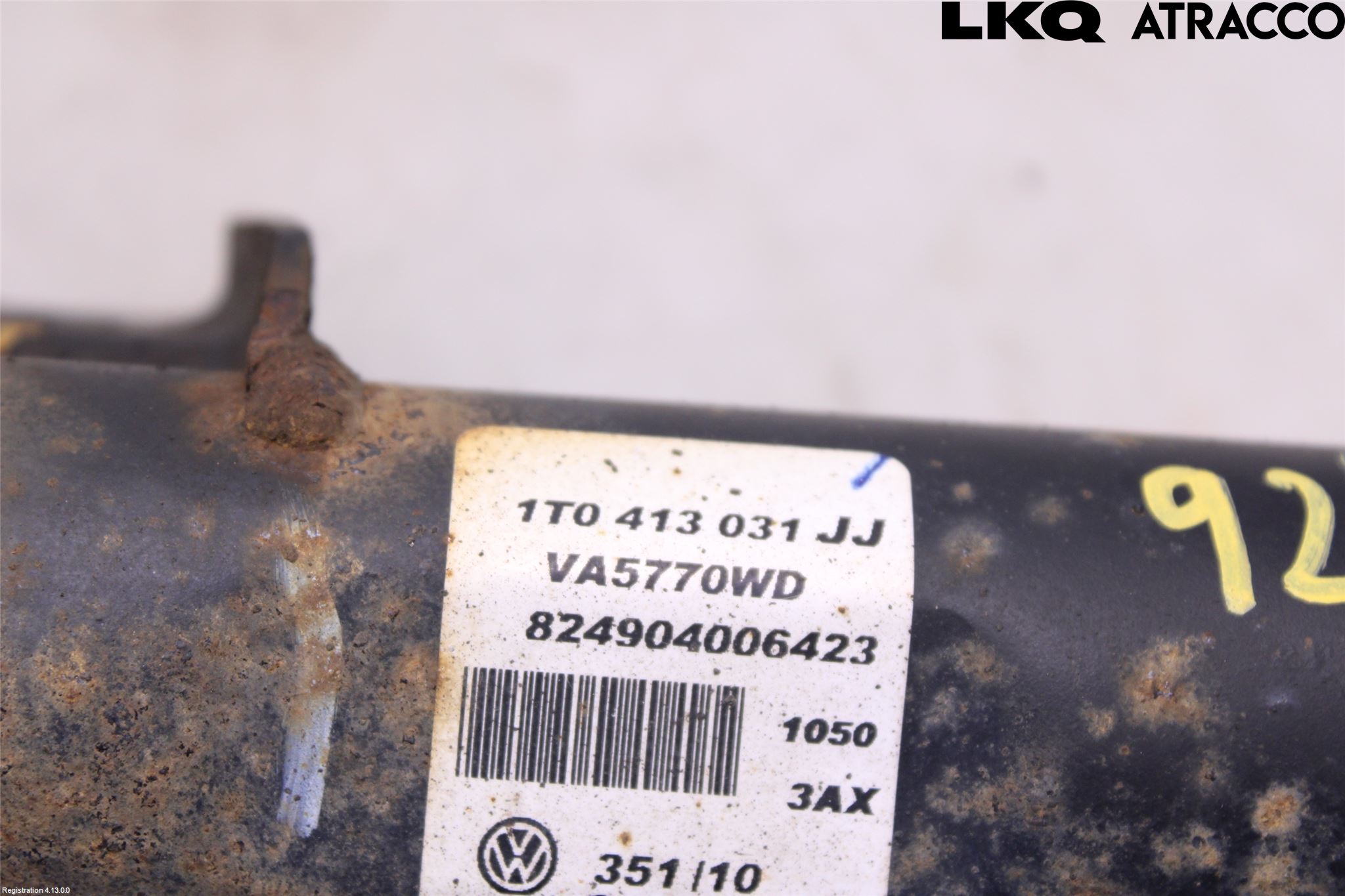 Volkswagen VW GOLF VI 09-13 Fjærbein Foran Høyre