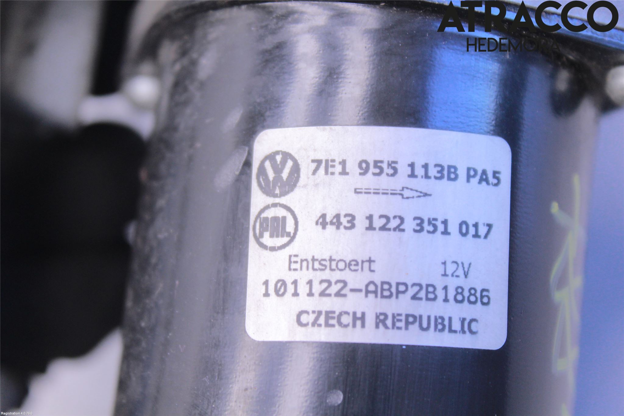 Volkswagen VW TRANSP/CARAVELLE (T5) 04-15 Viskermotor Frontrute