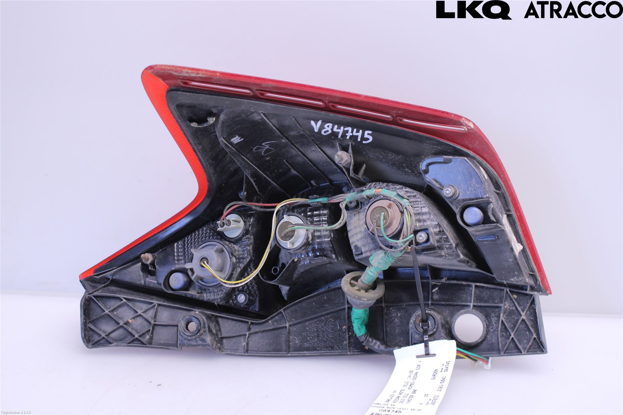 Nissan NOTE E12 14-20 Baklykt Venstre