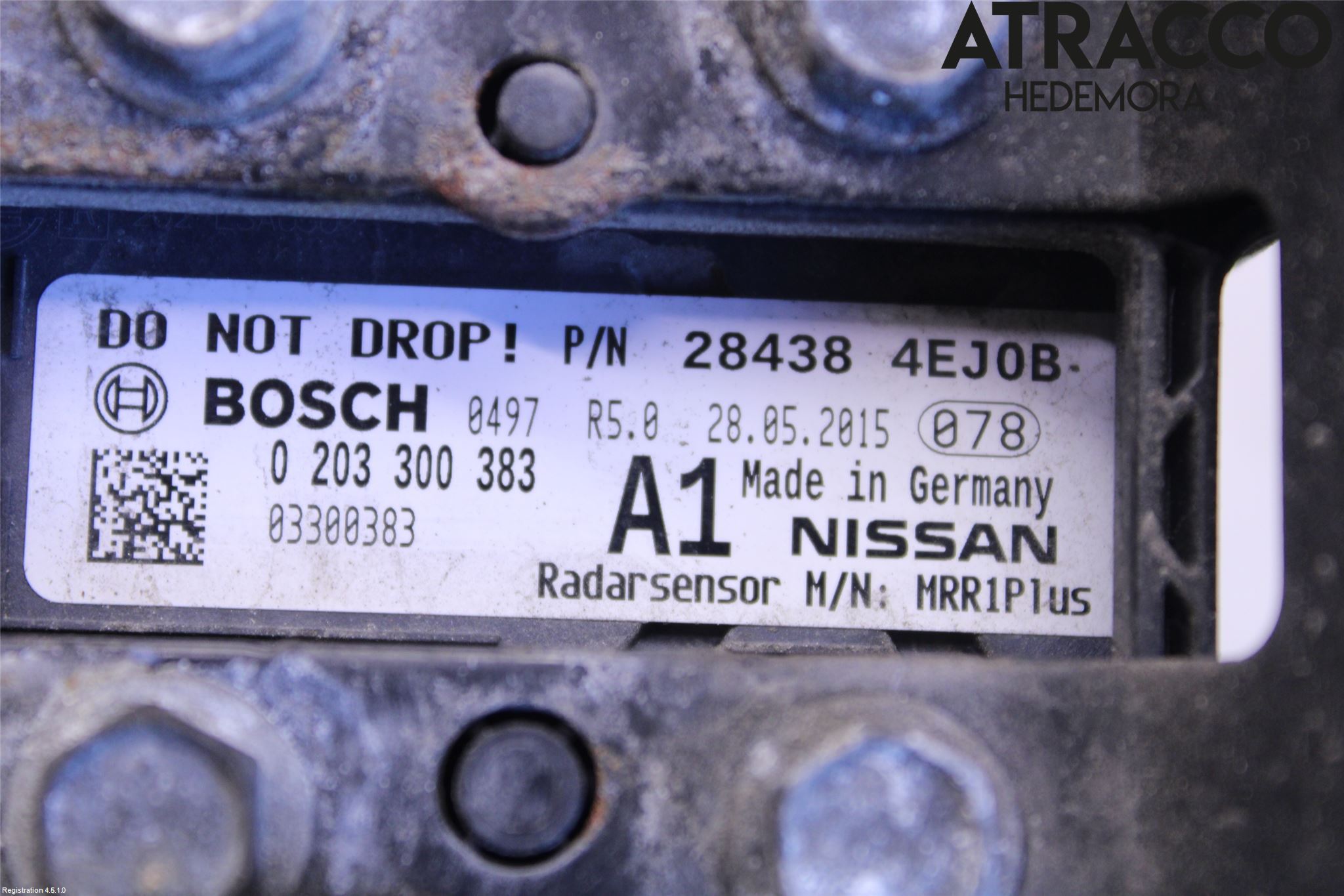 Nissan QASHQAI 14-17 Sensor Fartsbegrensning