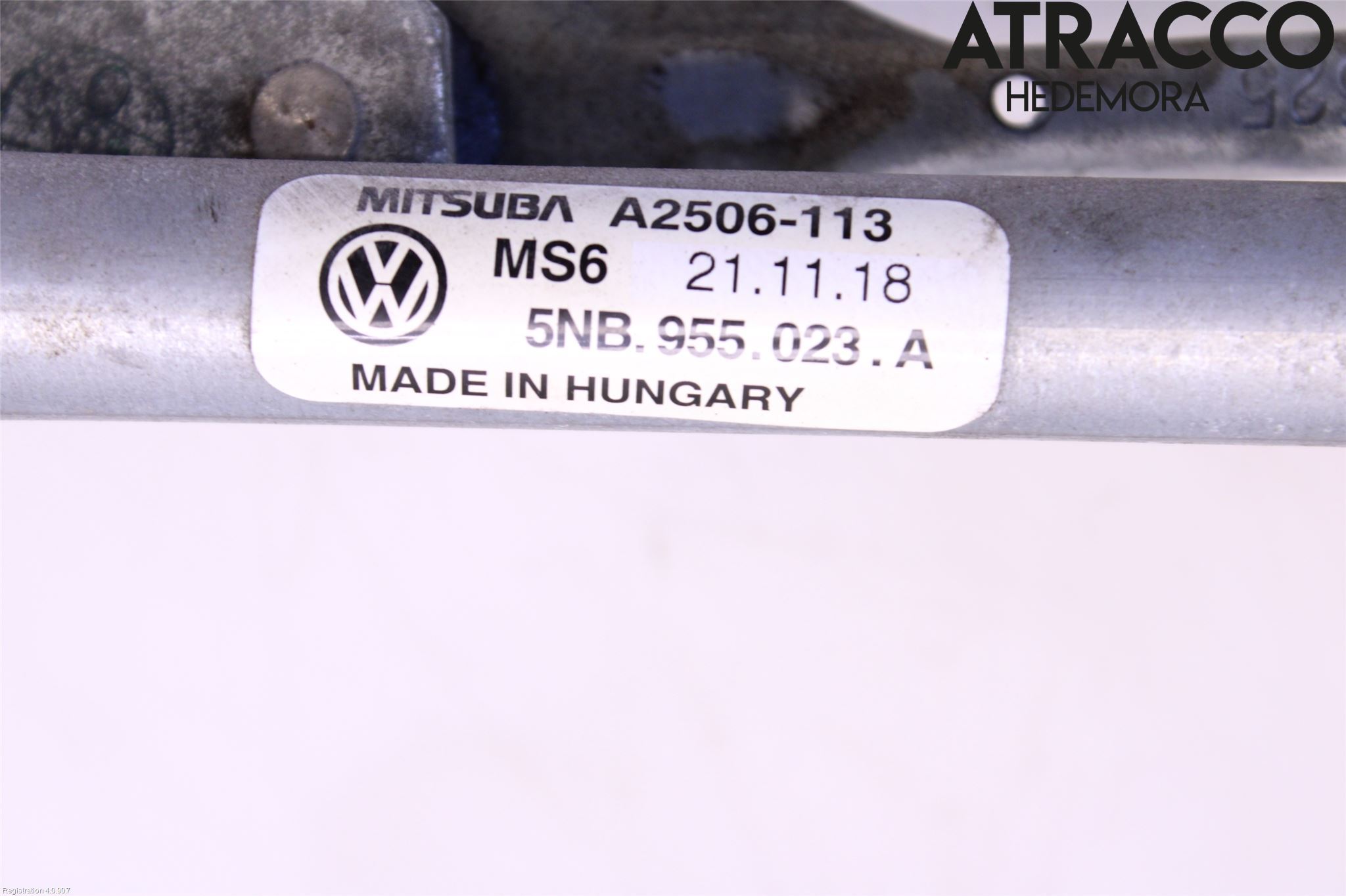 Volkswagen VW TIGUAN 16-24 Viskeroverføring Frontrute