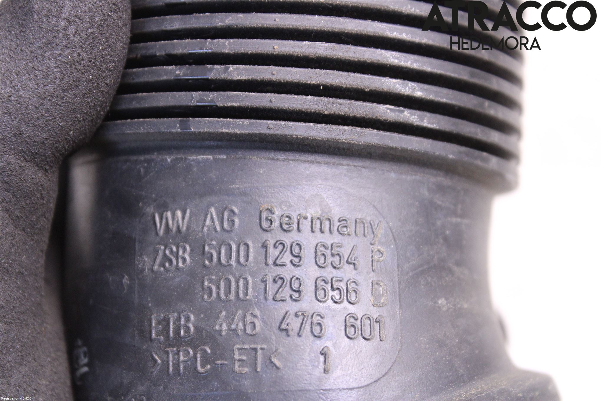 Volkswagen VW GOLF / E-GOLF VII 13-20 Inns Gummibelg - Slange