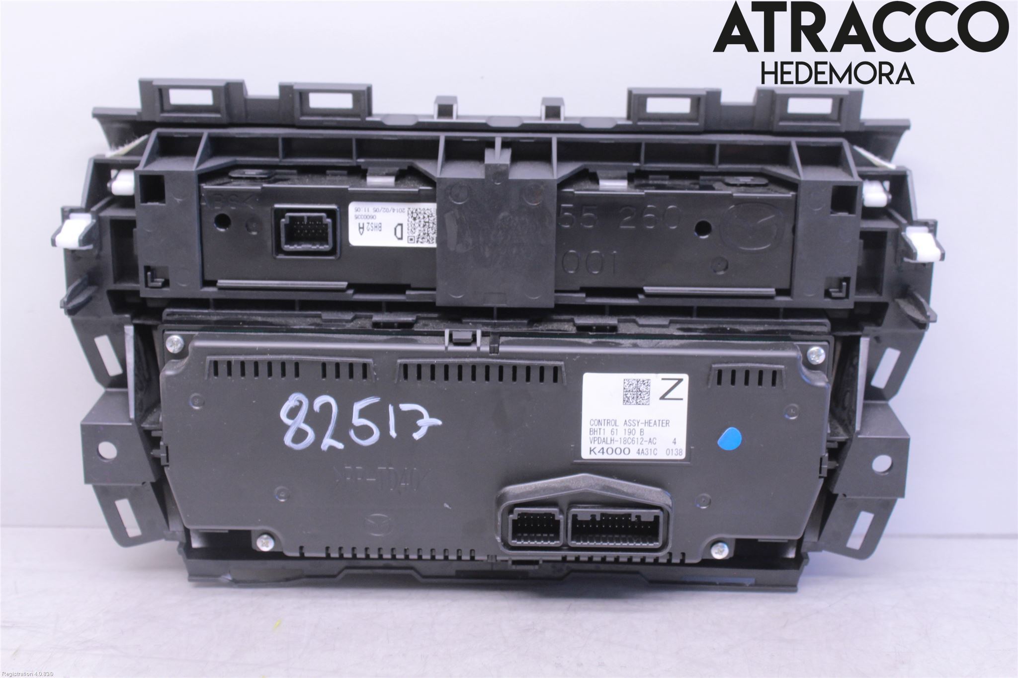 Mazda 3 III 14-19 Varme Ac Betjening-Display